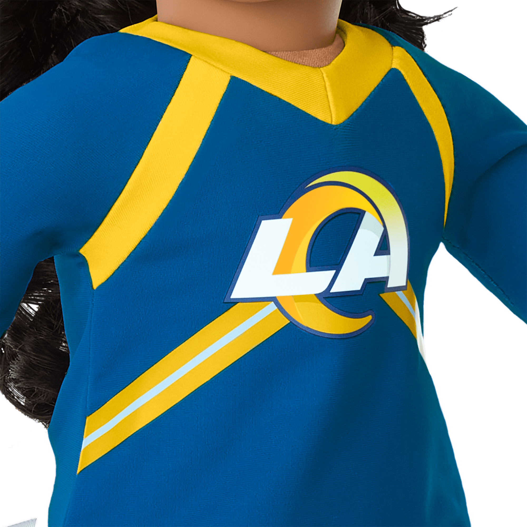 American Girl® x NFL Los Angeles Rams Cheer Uniform for 18-inch Dolls - Image 5