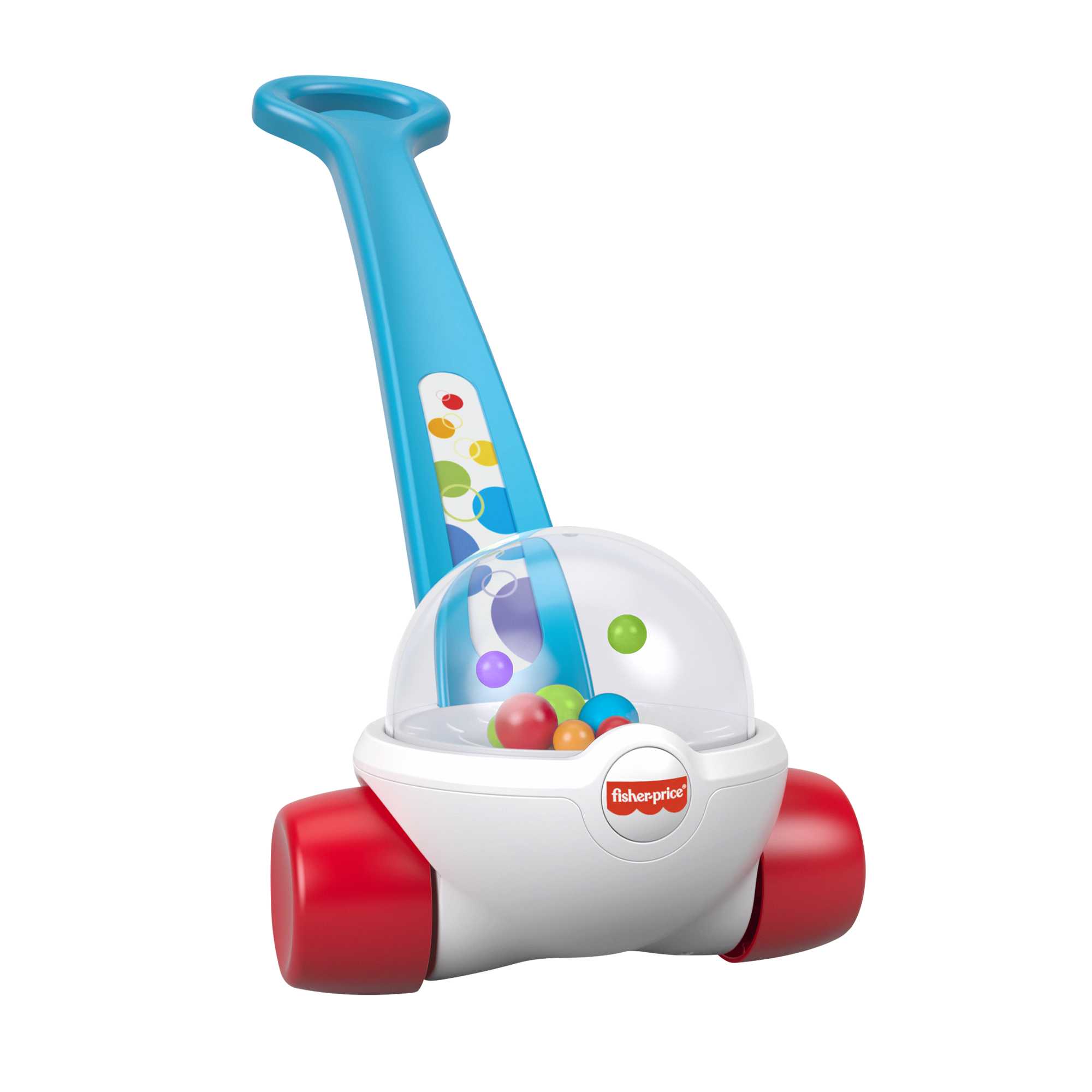 Fisher-Price Corn Popper Baby And Toddler Toy. Push Toy For 1 Year Old And Up. 2 Pieces. Blue
