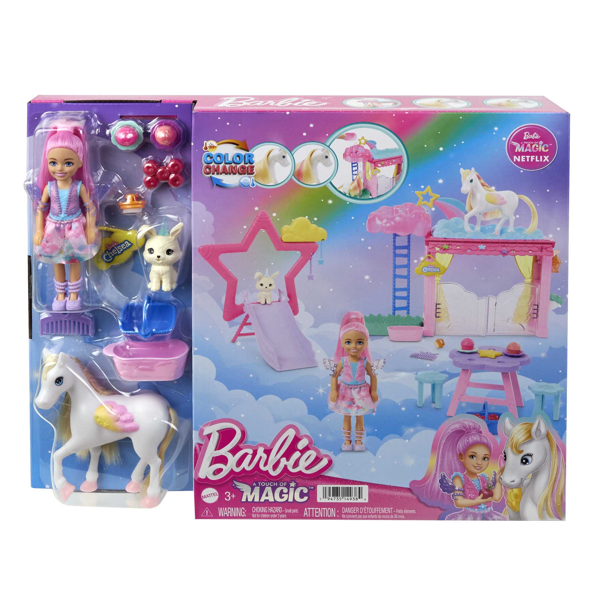 Barbie-Chelsea et Pégase-Coffret Barbie A Touch Of Magic - Image 6
