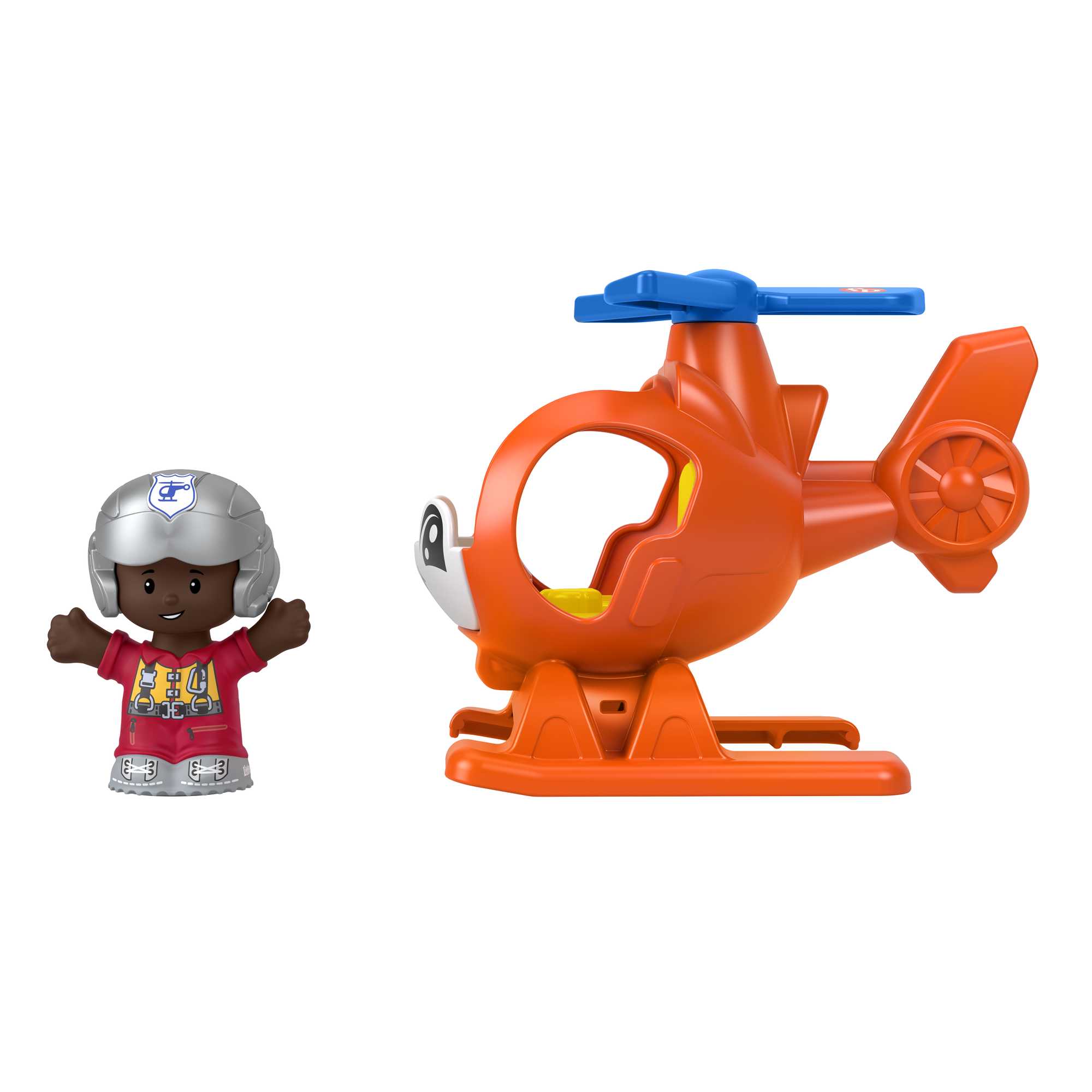 Fisher-Price Little People Hélicoptère et Figurine Pilote - Image 5