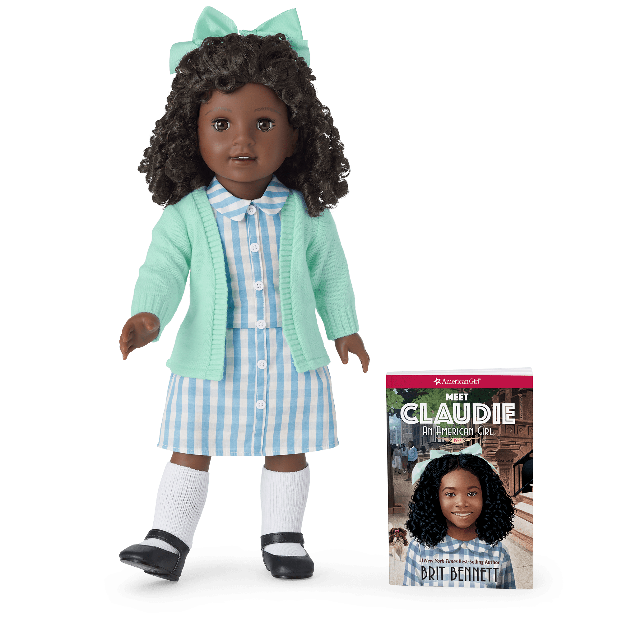 Claudie Wells™ 18-inch Doll. Book. Accessories & Dog (Historical Characters) - Image 2