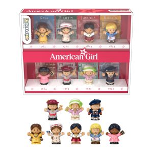 Little People Collector American Girl 40th Anniversary Special Edition Set For Fans. 8 Figures