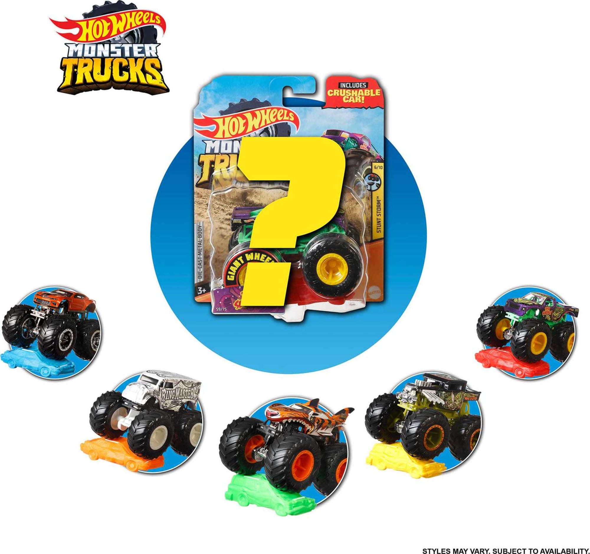 Hot Wheels Monster Trucks. 1:64 Scale Die-Cast Toy - Image 2