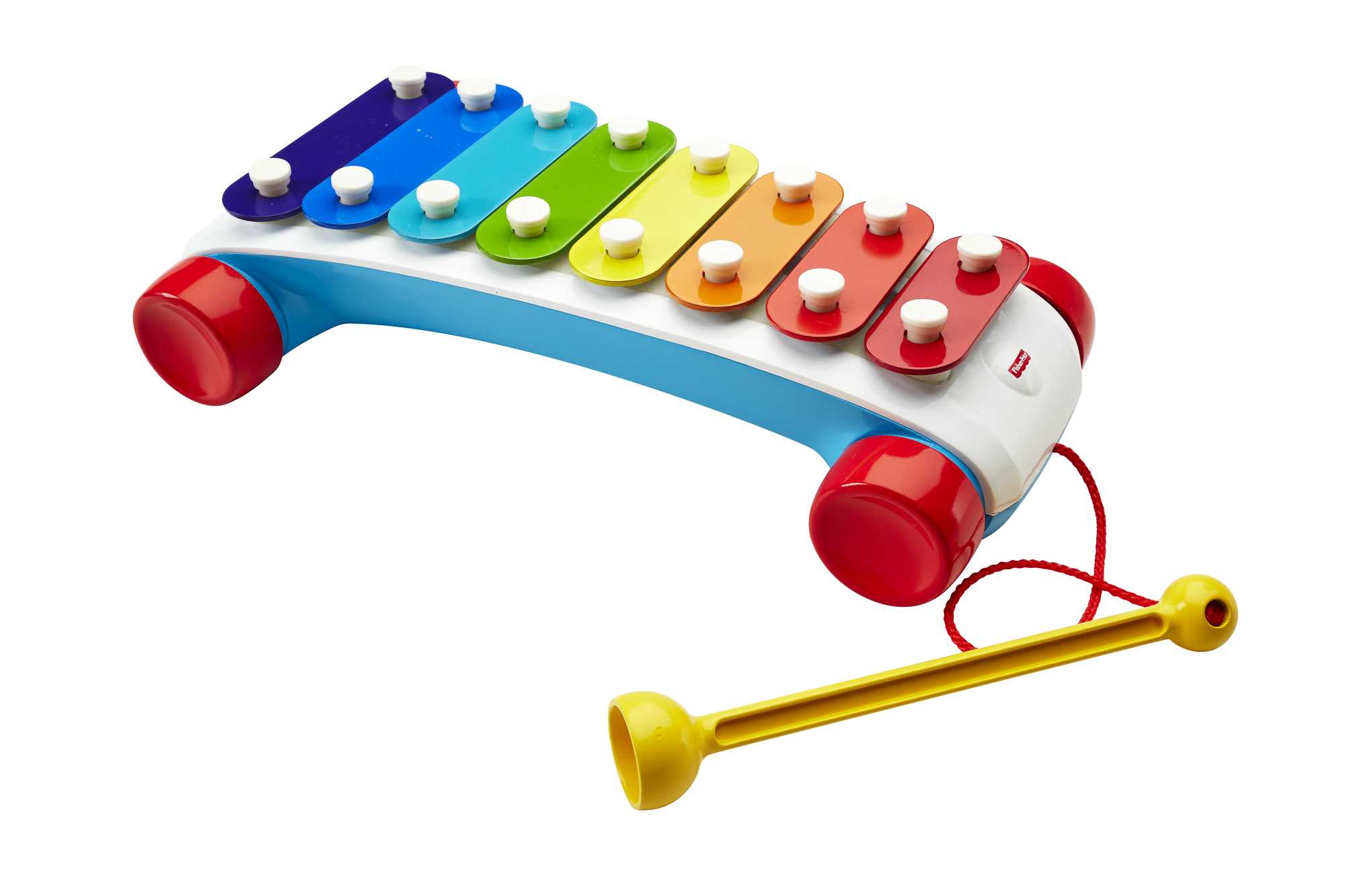 Fisher-Price Classic Xylophone Toddler Pretend Musical Instrument Pull Toy