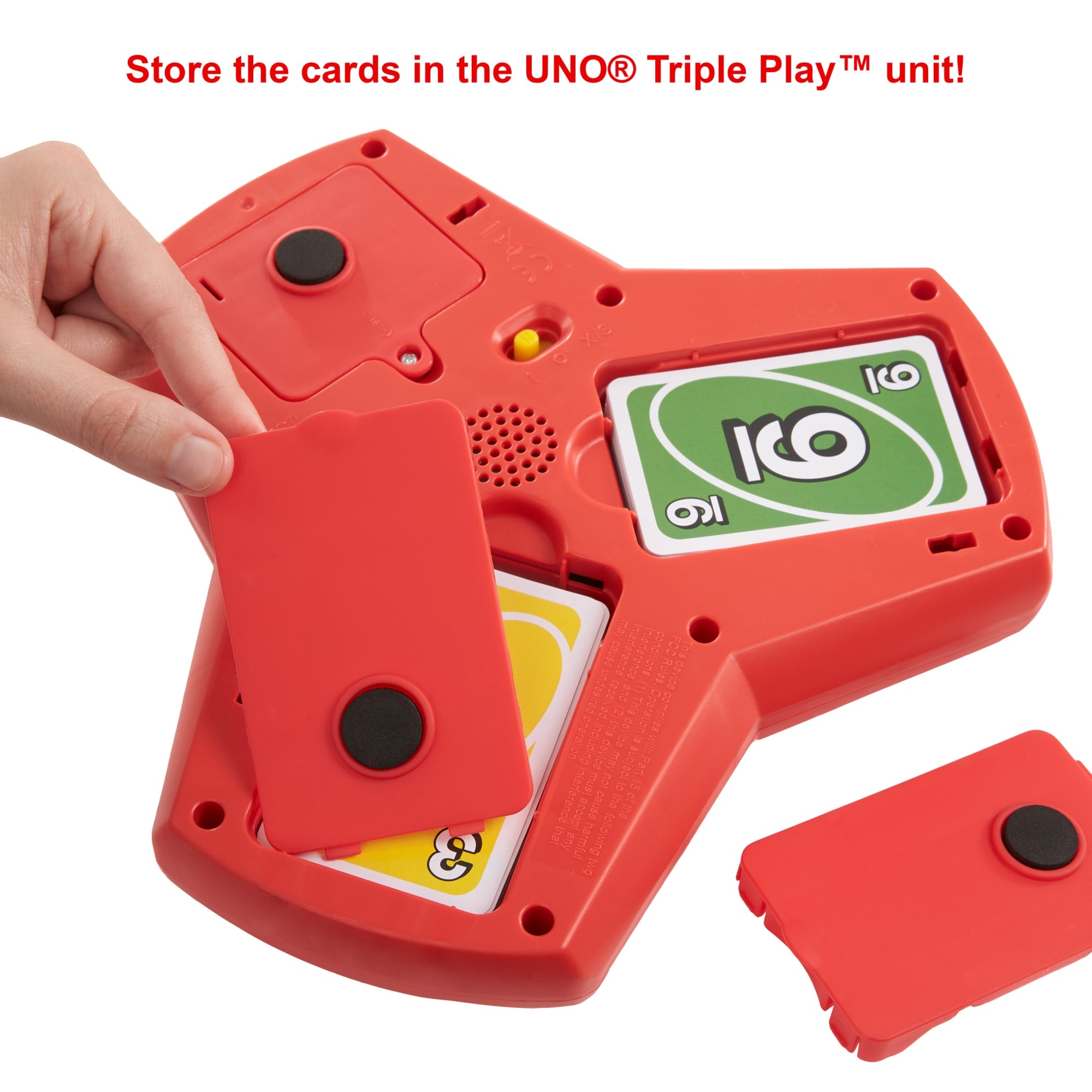UNO Triple Play Card Game. Game For Family Night. Lights And Sounds - Image 5
