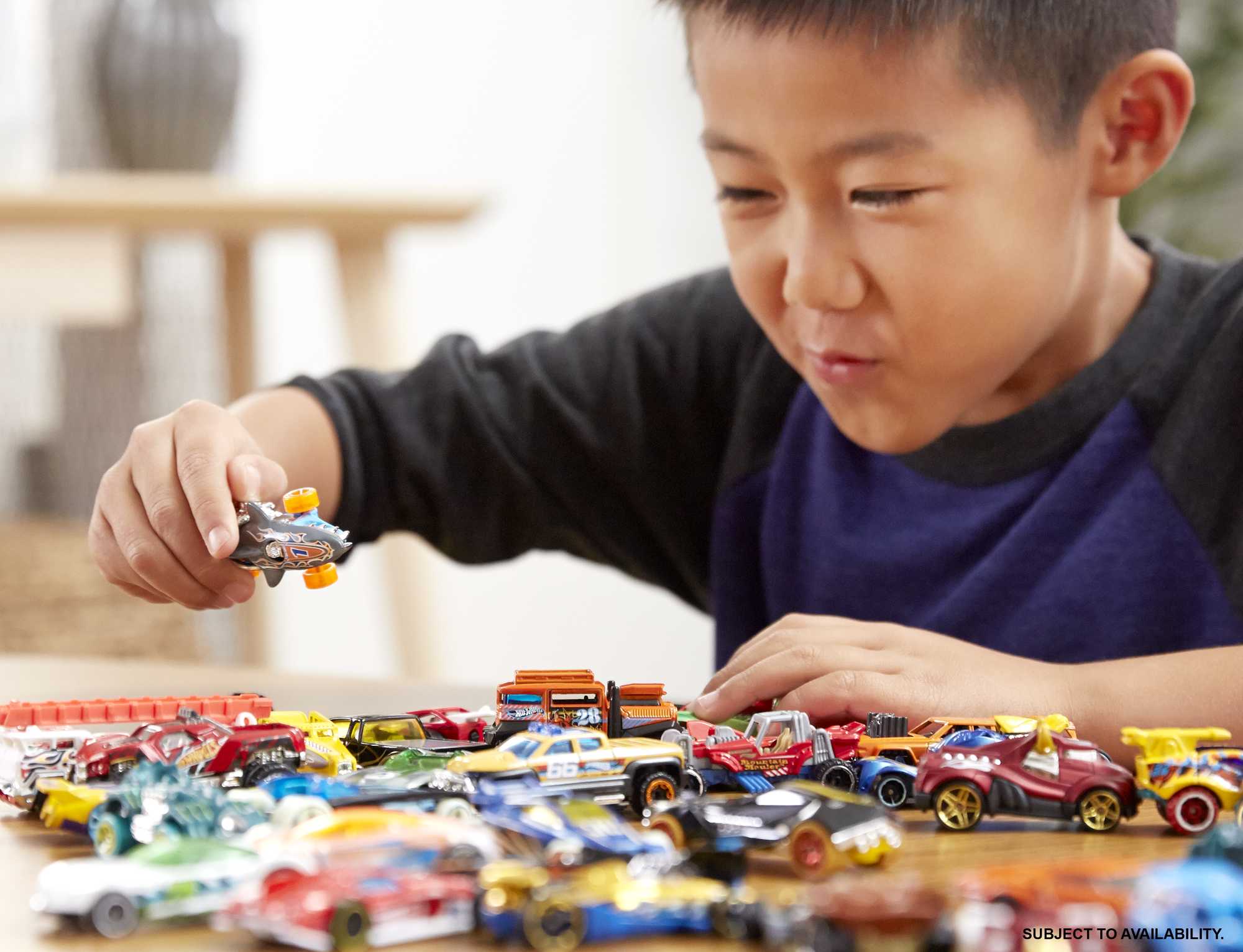 Hot Wheels Set Of 20 1:64 Scale Toy Trucks And Cars For Kids & Collectors - Image 2