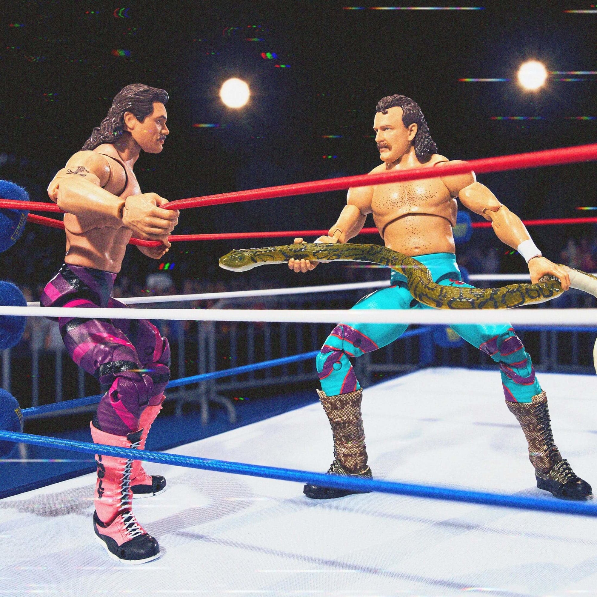 WWE Action Figure Ultimate Edition Coliseum Collection Jake The Snake Roberts & Ravishing Rick Rude 2-Pack - Image 7