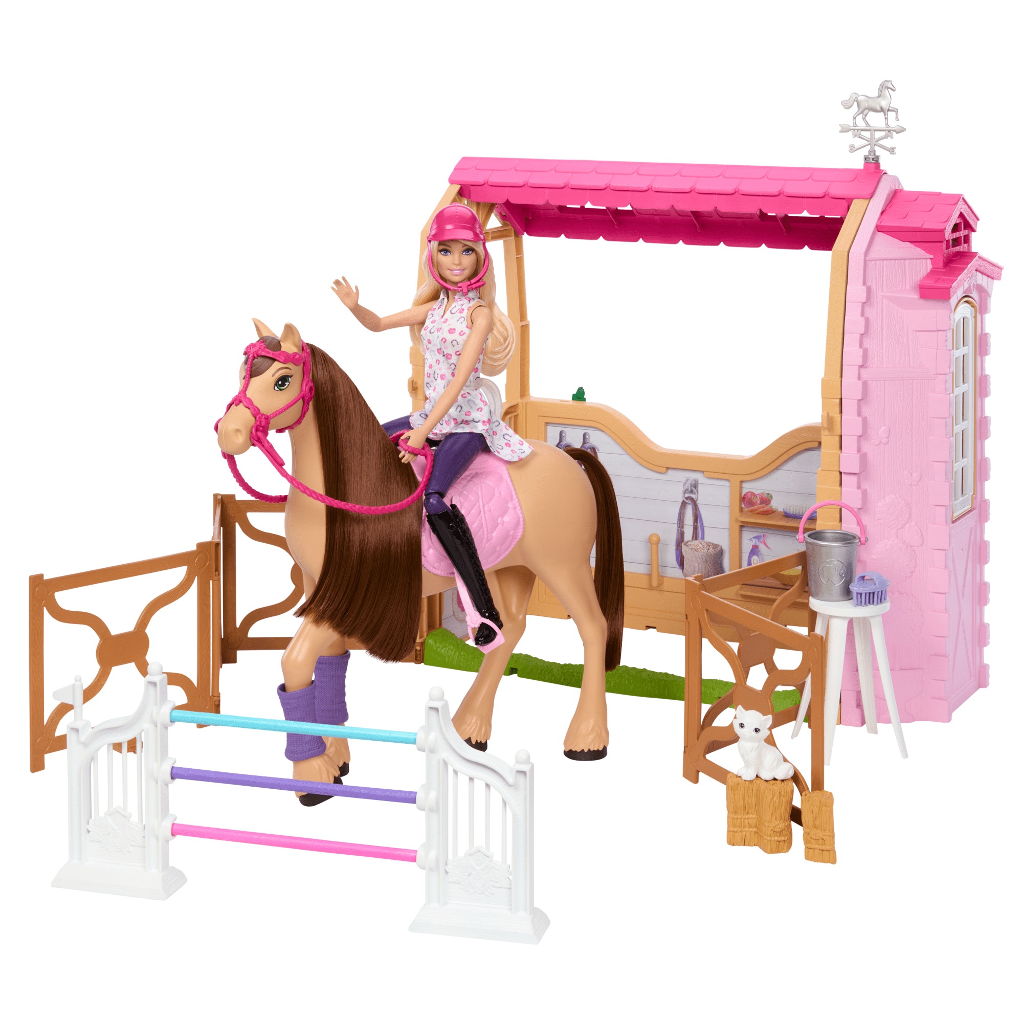 Barbie Detective La Gran Carrera de Caballos Set de Juego Establo de los Sueños - Image 5