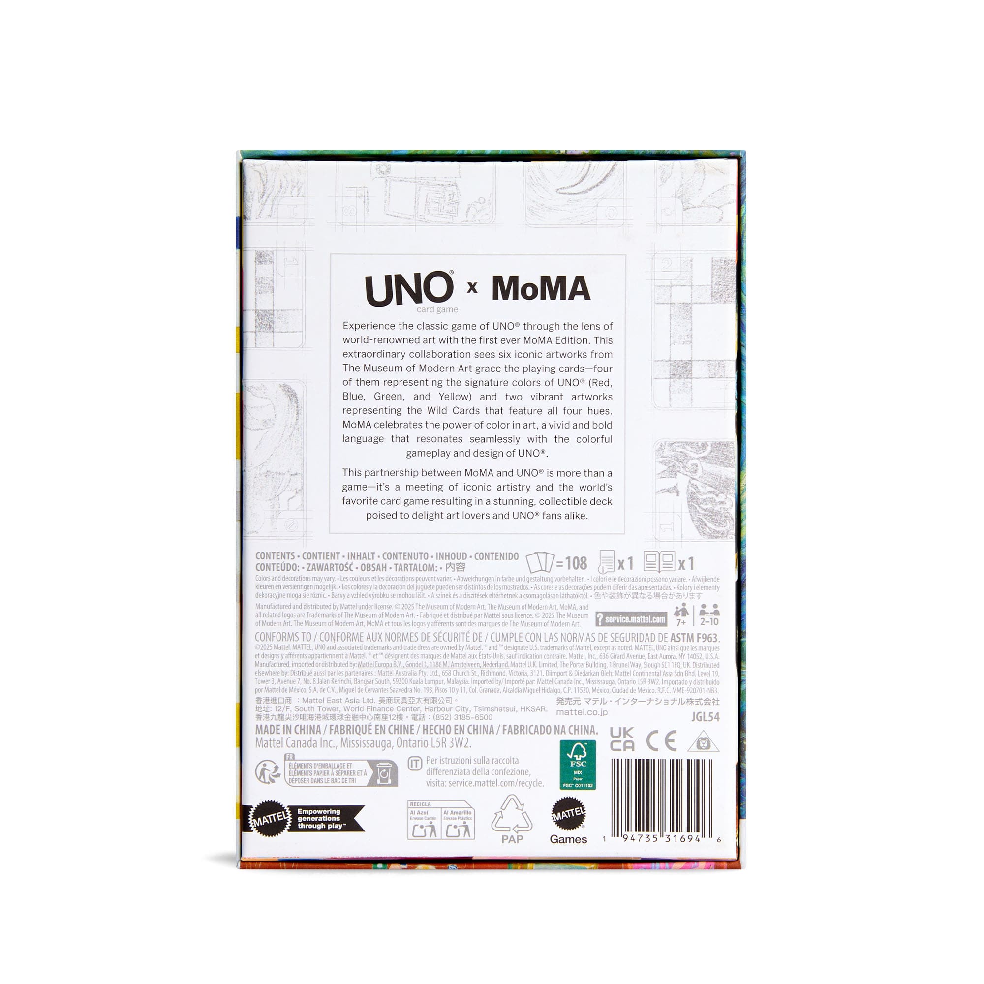 UNO Canvas x MoMA Card Deck - Image 16