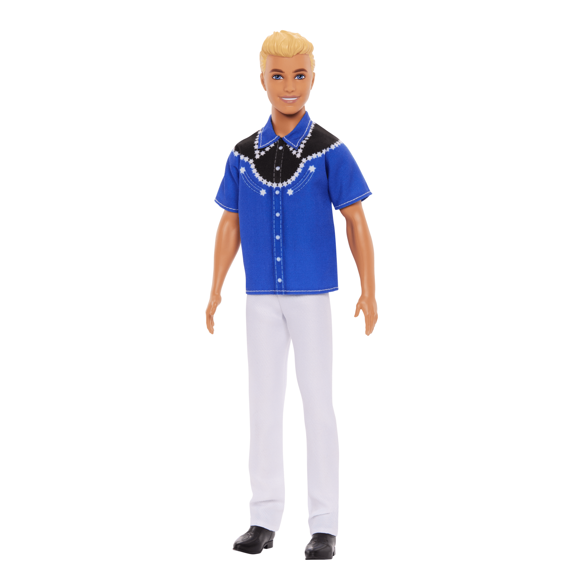 Barbie Fashionista Boneco Ken Camisa Azul e Preta