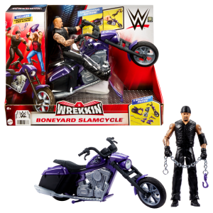 Wwe Wrekkin' Véhicule et Fig. Boneyard Slamcycle et Undertaker