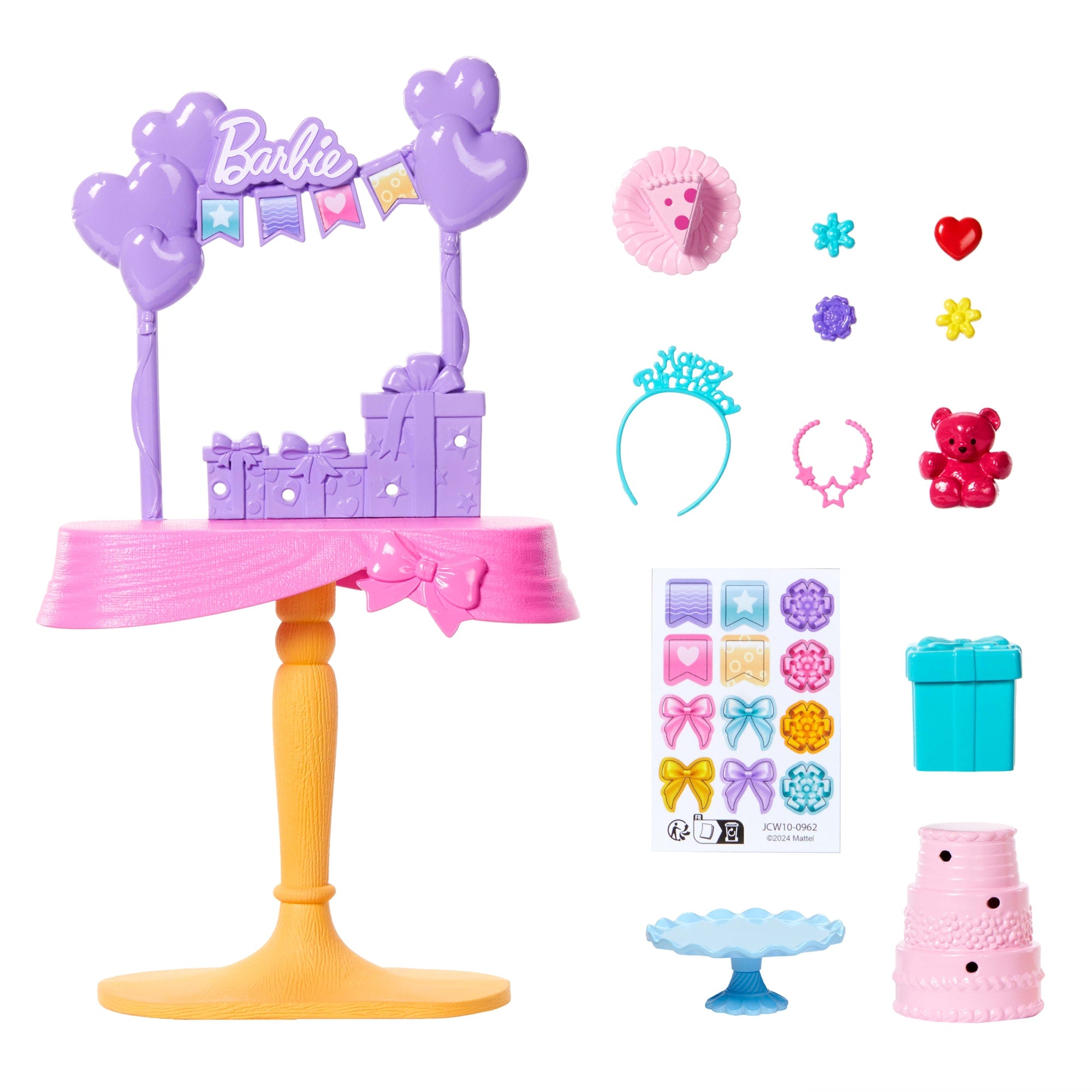 Barbie-Fête D'Anniversaire Barbie World-Coffret Avec Accessoires - Image 5