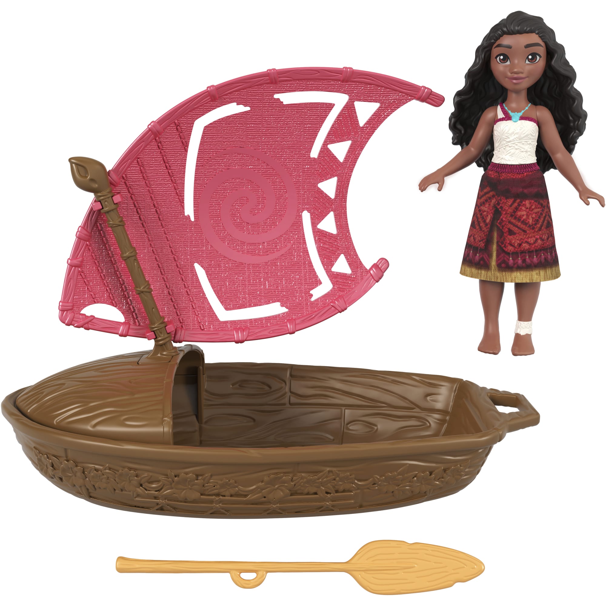 Moana 2 Conjunto de Brinquedo Canoa com Mini Boneca Surpresa e Acessórios - Image 3
