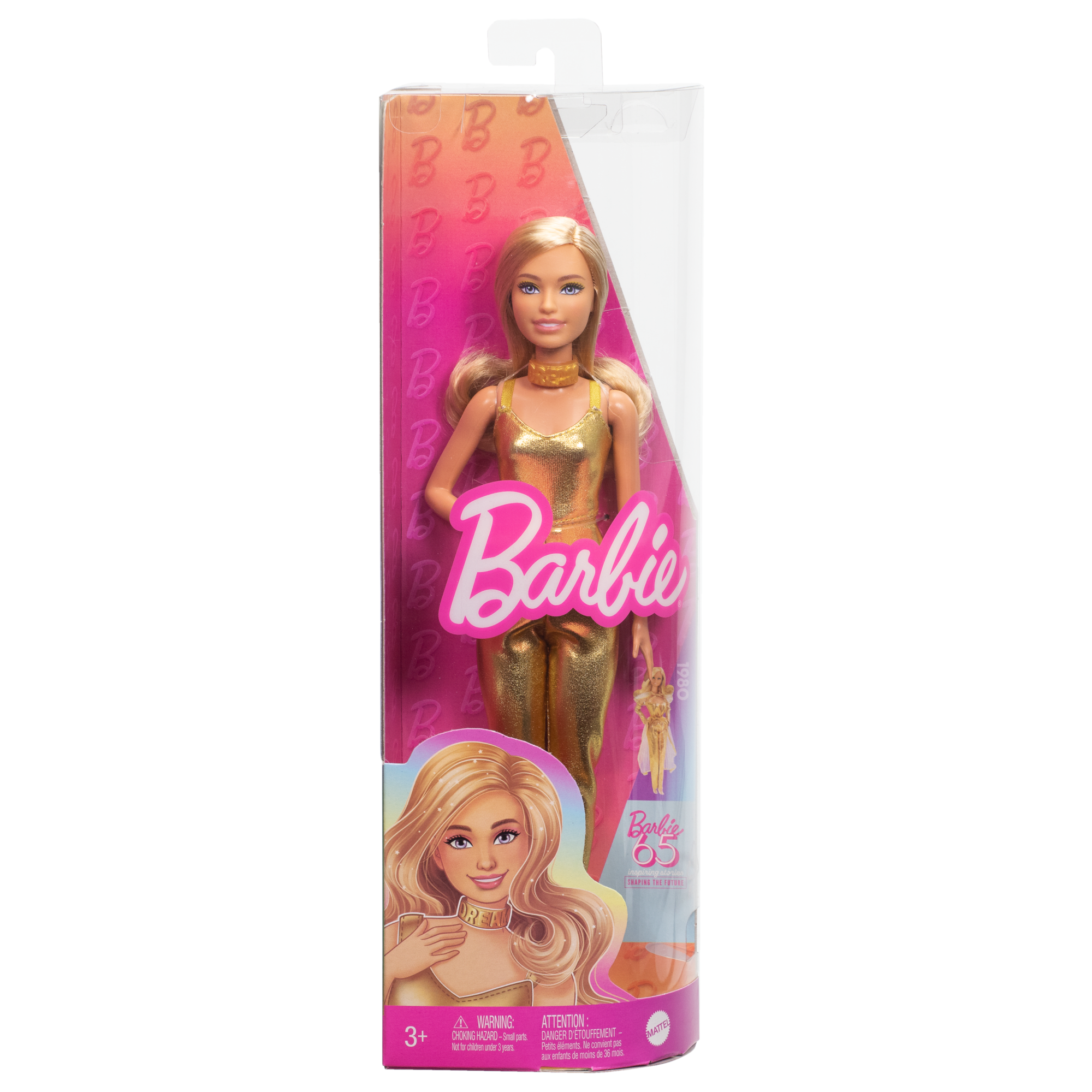 Barbie Fashionista Muñeca Look Dorado - Image 6