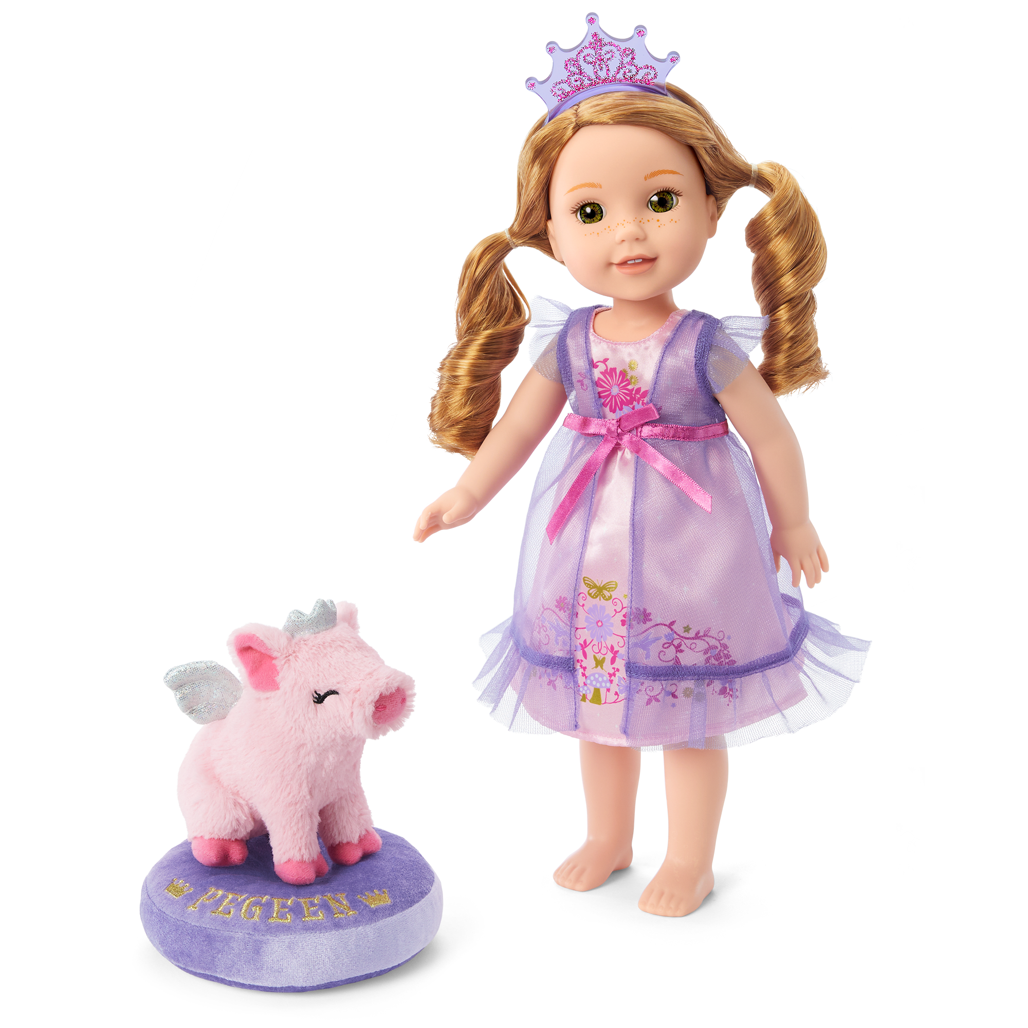 Royal Ruffles Nightie & Pegeen™ Bundle (WellieWishers™) - Image 8