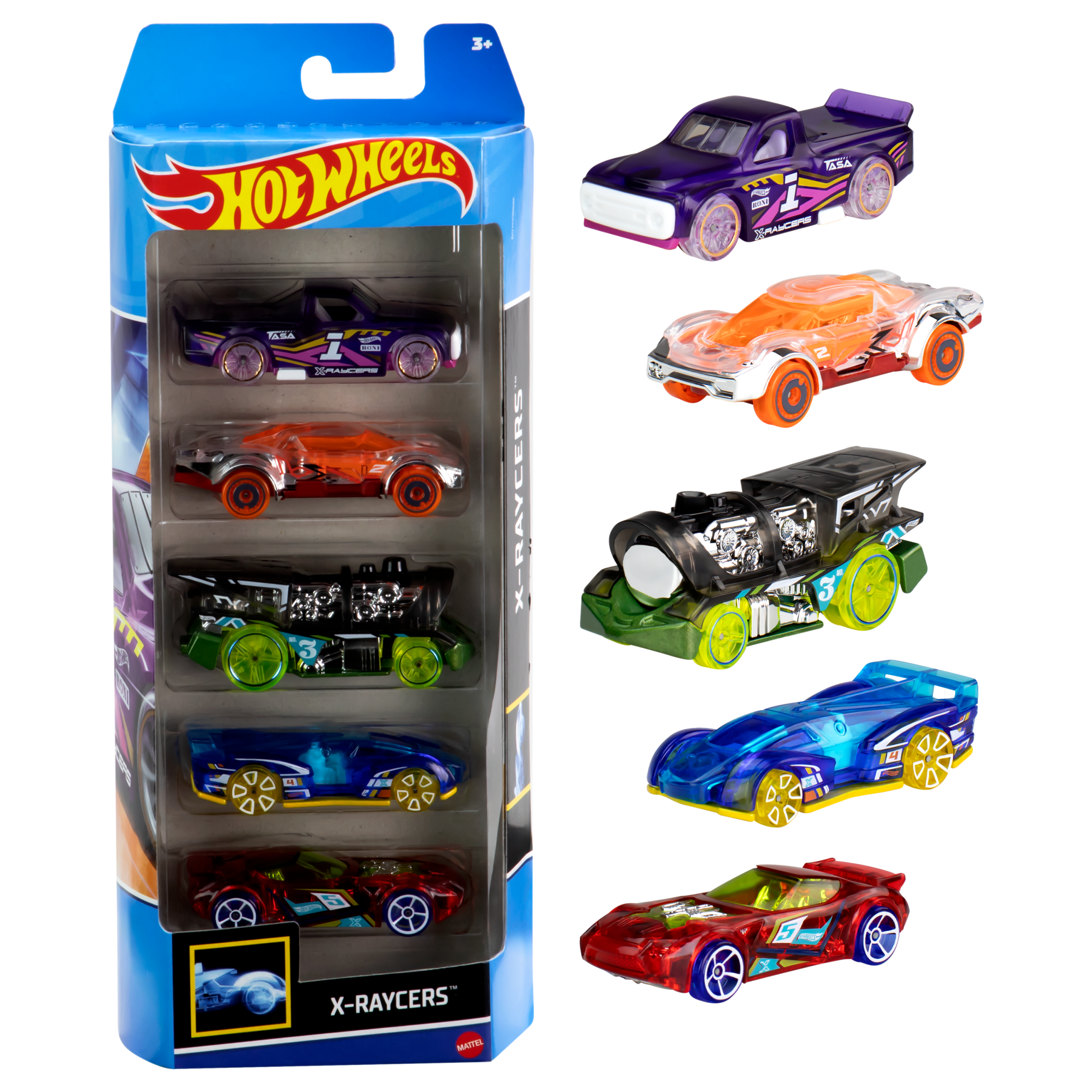 Hot Wheels Cars. 5-Pack Of Die-Cast Toy Cars Or Trucks in 1:64 Scale - Image 6