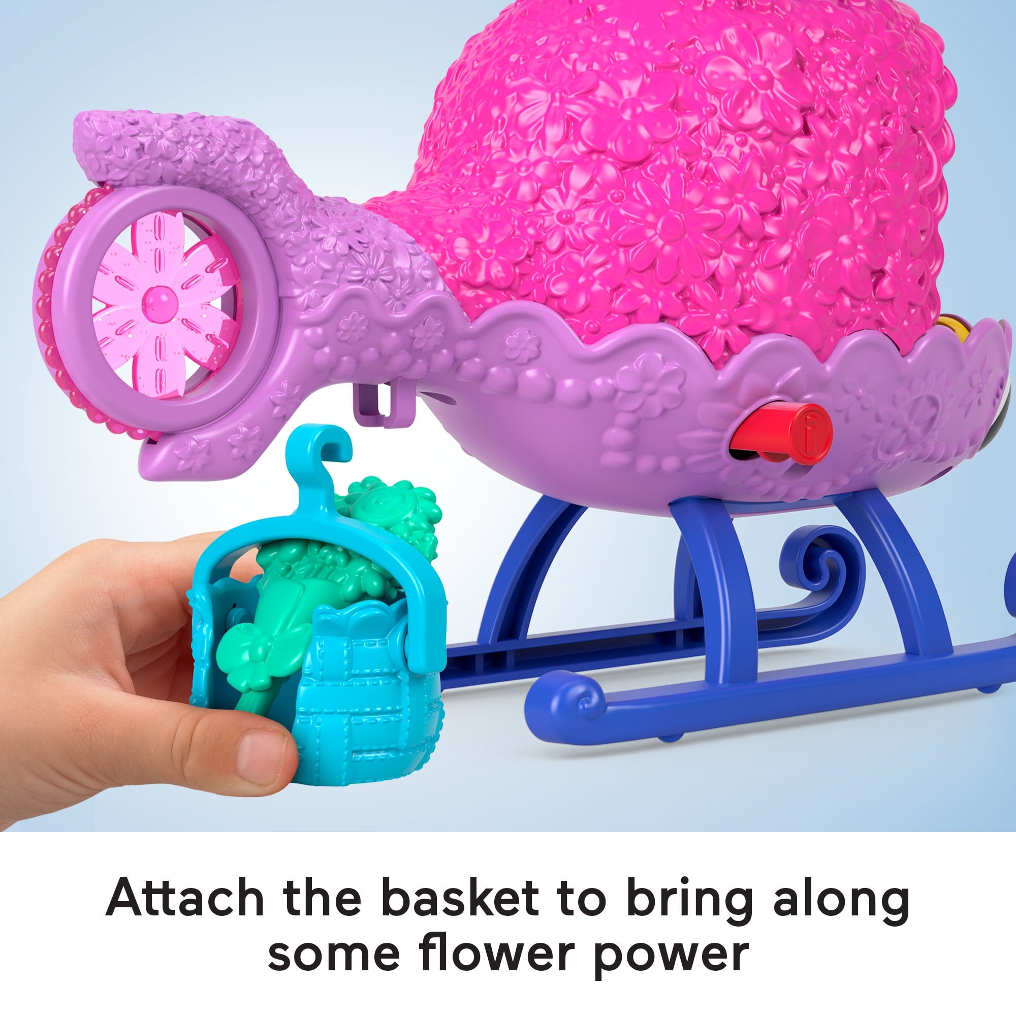 Imaginext Dreamworks Trolls Poppy Figure And Toy Helicopter For Preschool Pretend Play. 4 Pieces - Image 4