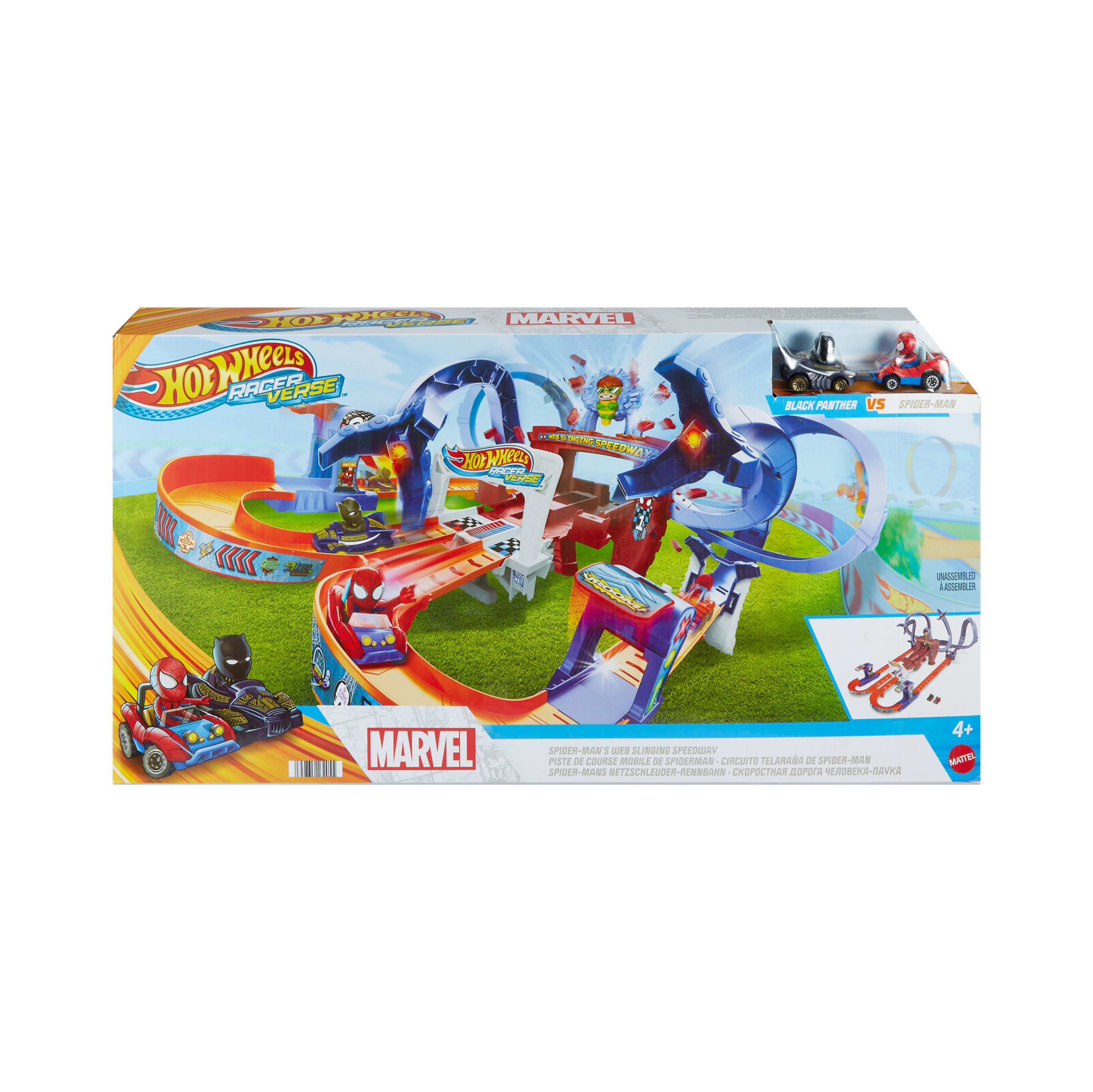 Hot Wheels Racerverse Piste de Course Mobile de Spiderman Coffret - Image 6