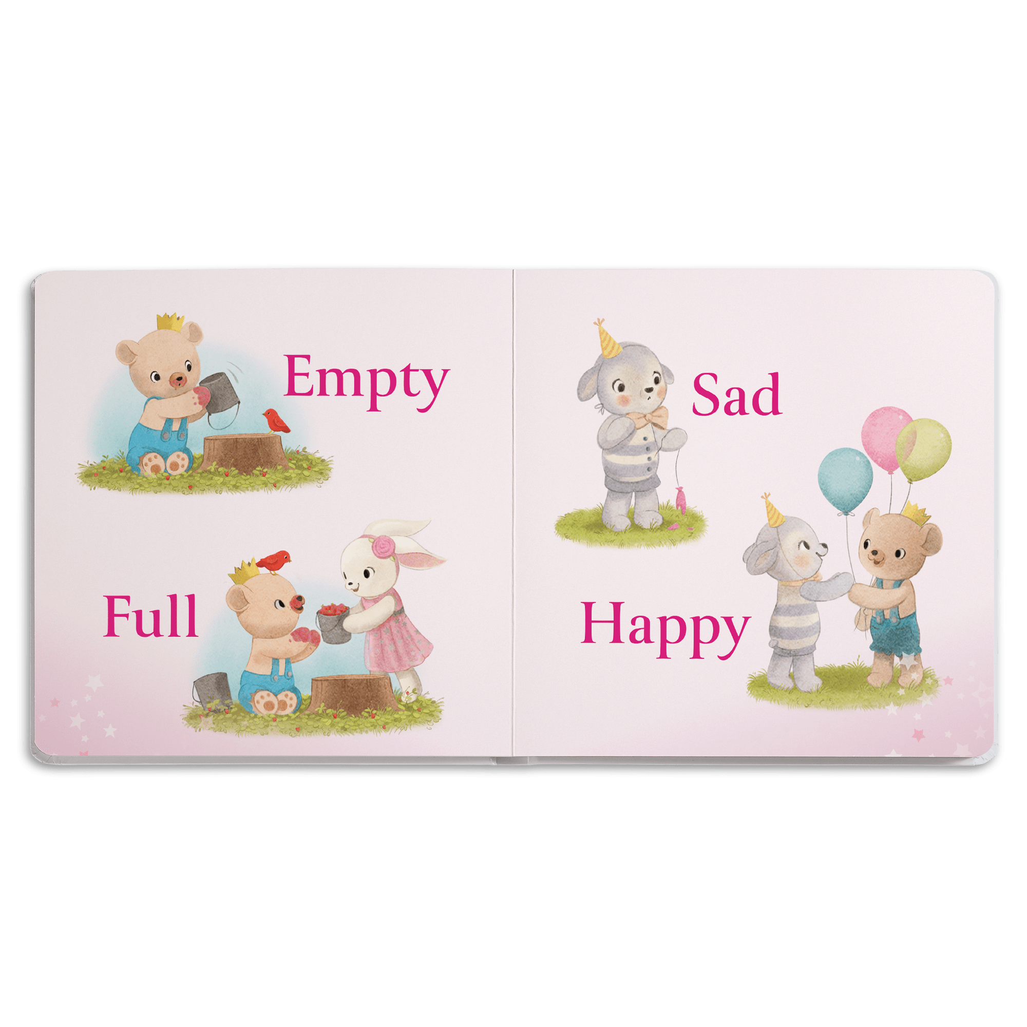 Bitty's™ Bear Friend & Opposites All Around Board Book - Image 2