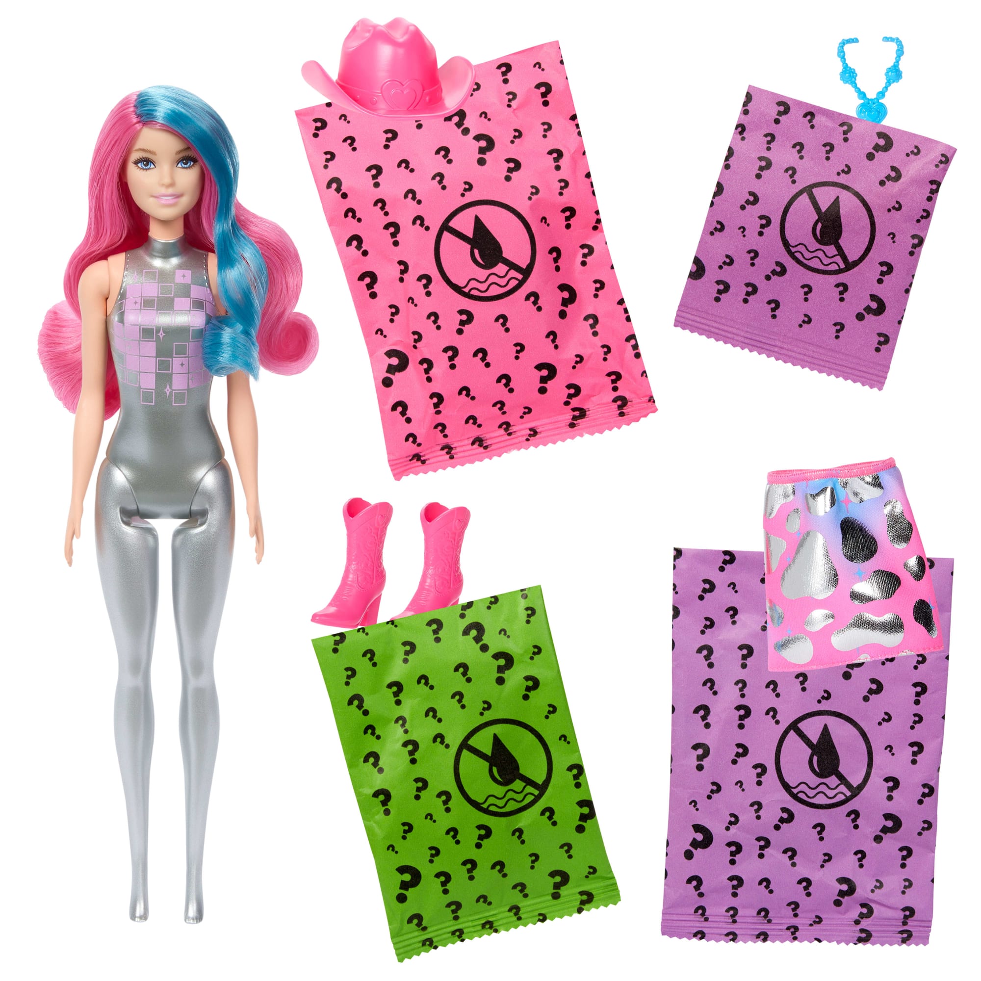 Barbie Color Reveal Muñeca Moda Disco Sorpresa - Image 4