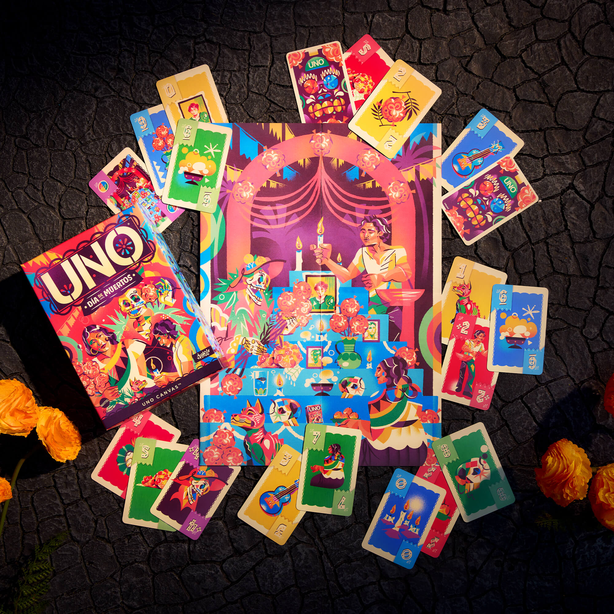 UNO Canvas Día de Muertos Card Game - Image 2