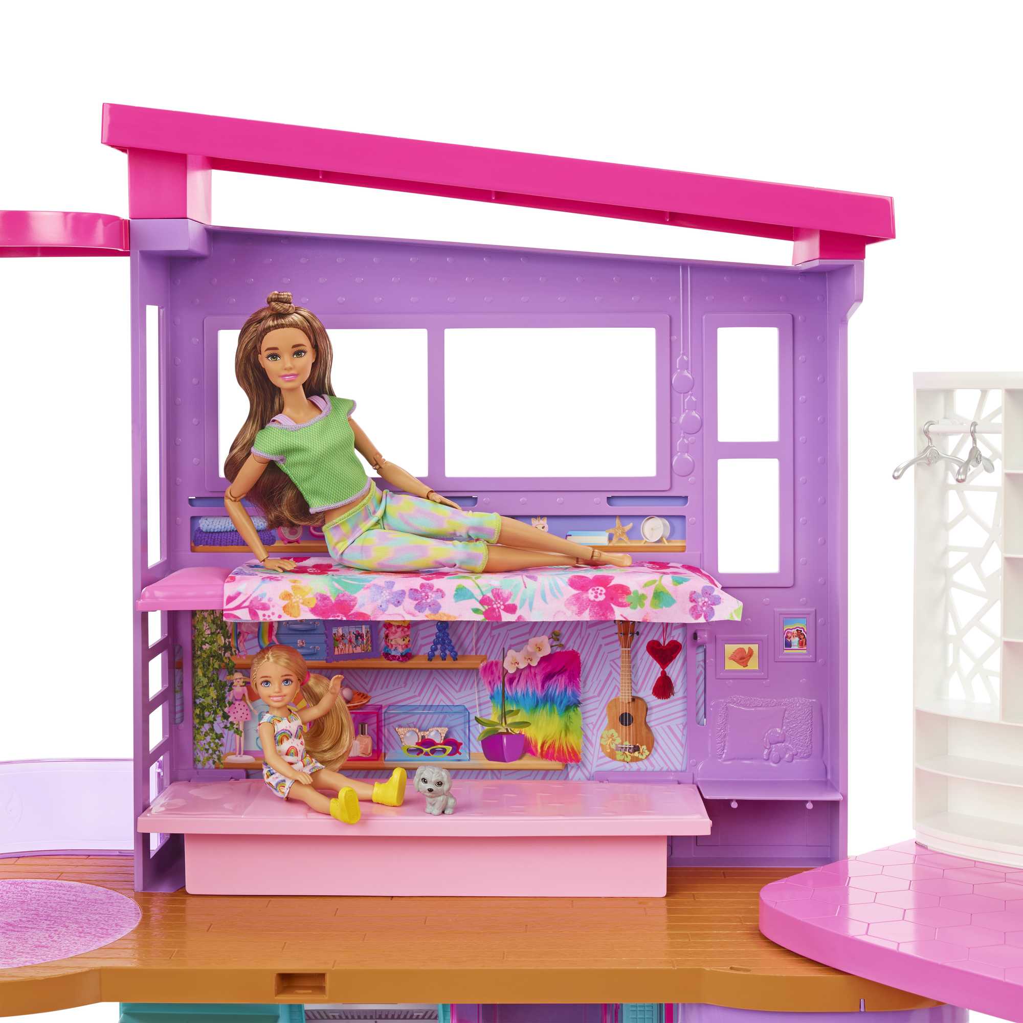 Barbie® Coffret de Jeu Maison de Vacances 30+ Éléments. 3+ Ans - Image 3