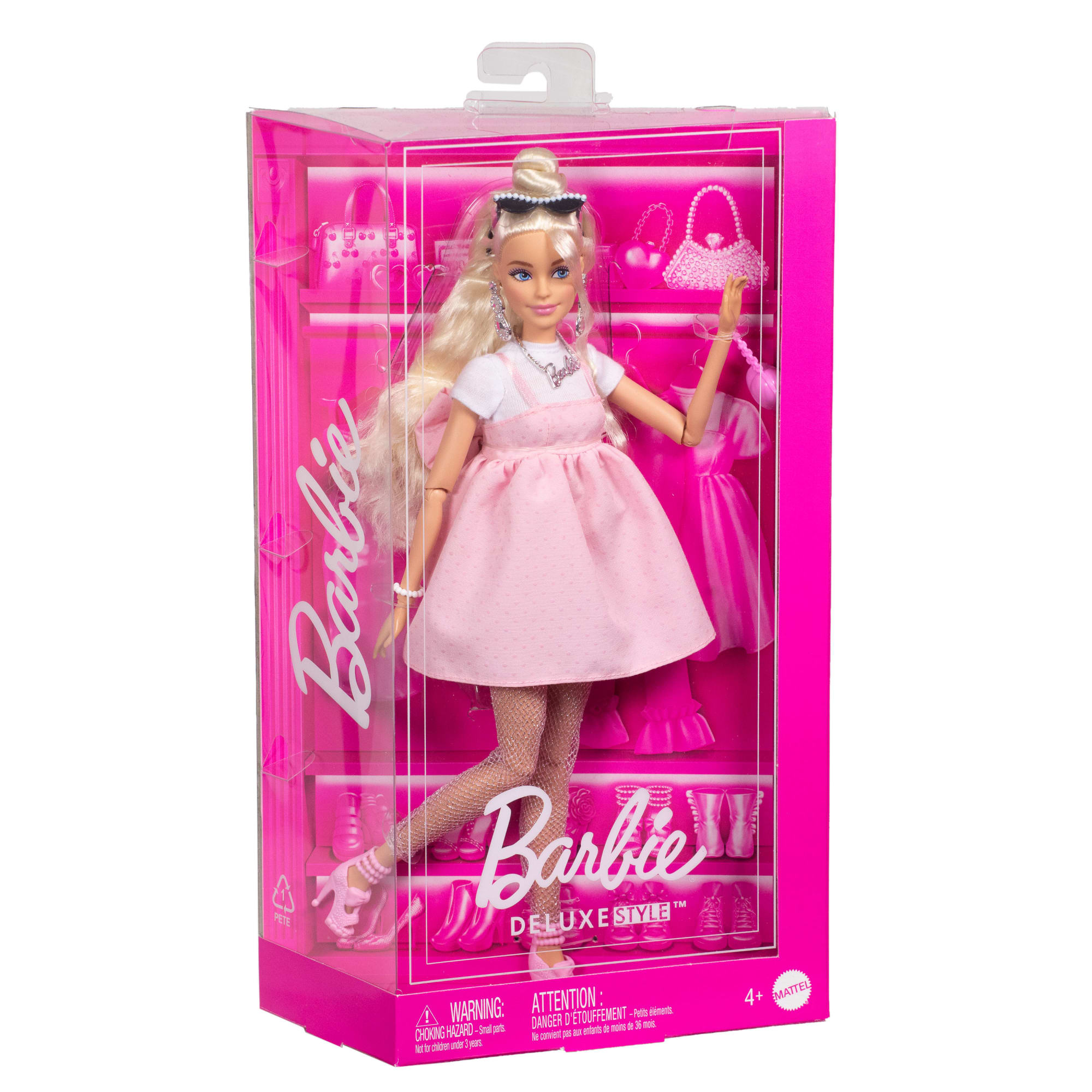 Barbie Fashionista Boneca Deluxe Vestido Rosa com Laço - Image 6