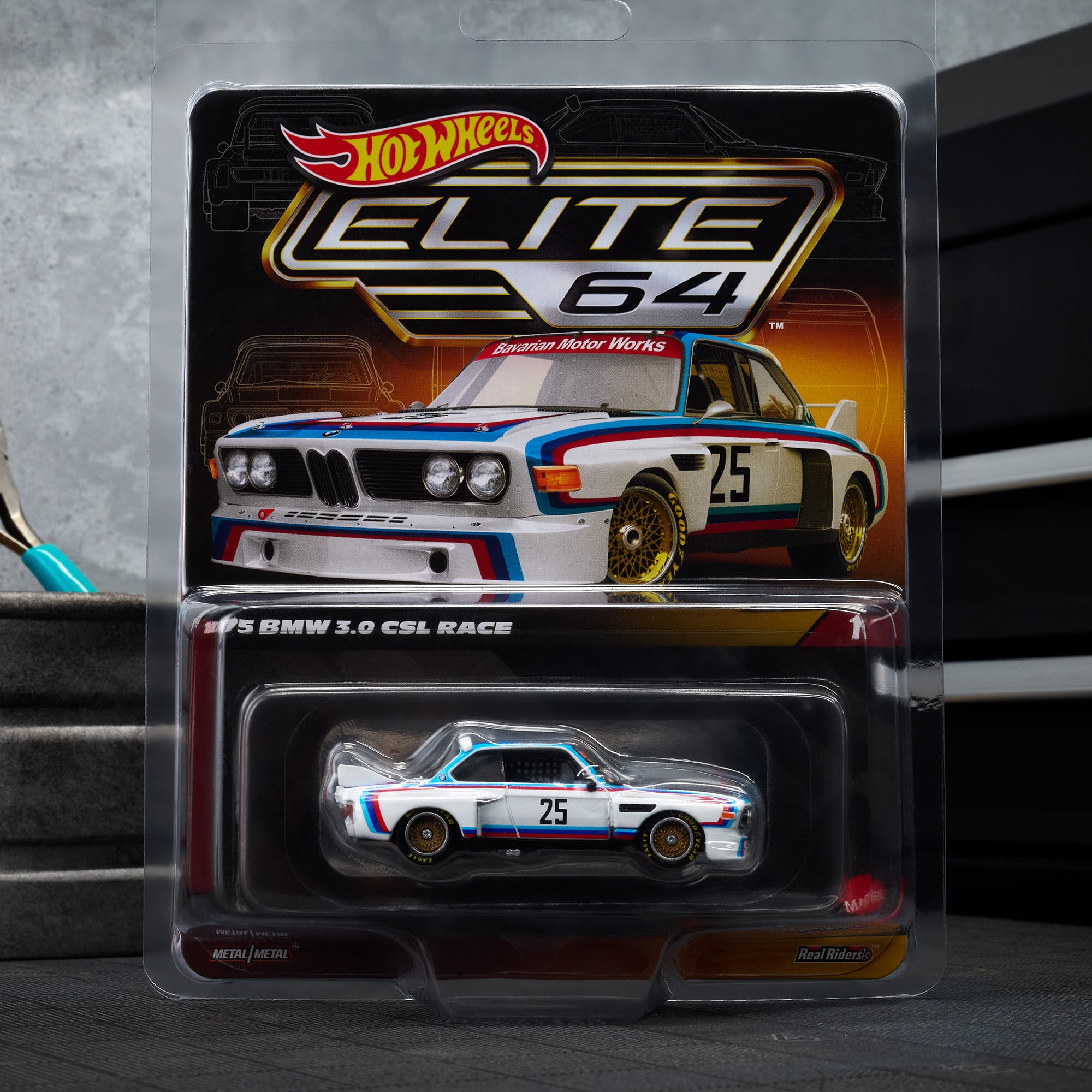 Hot Wheels Elite 64 1975 BMW 3.0 CSL Race - Image 16