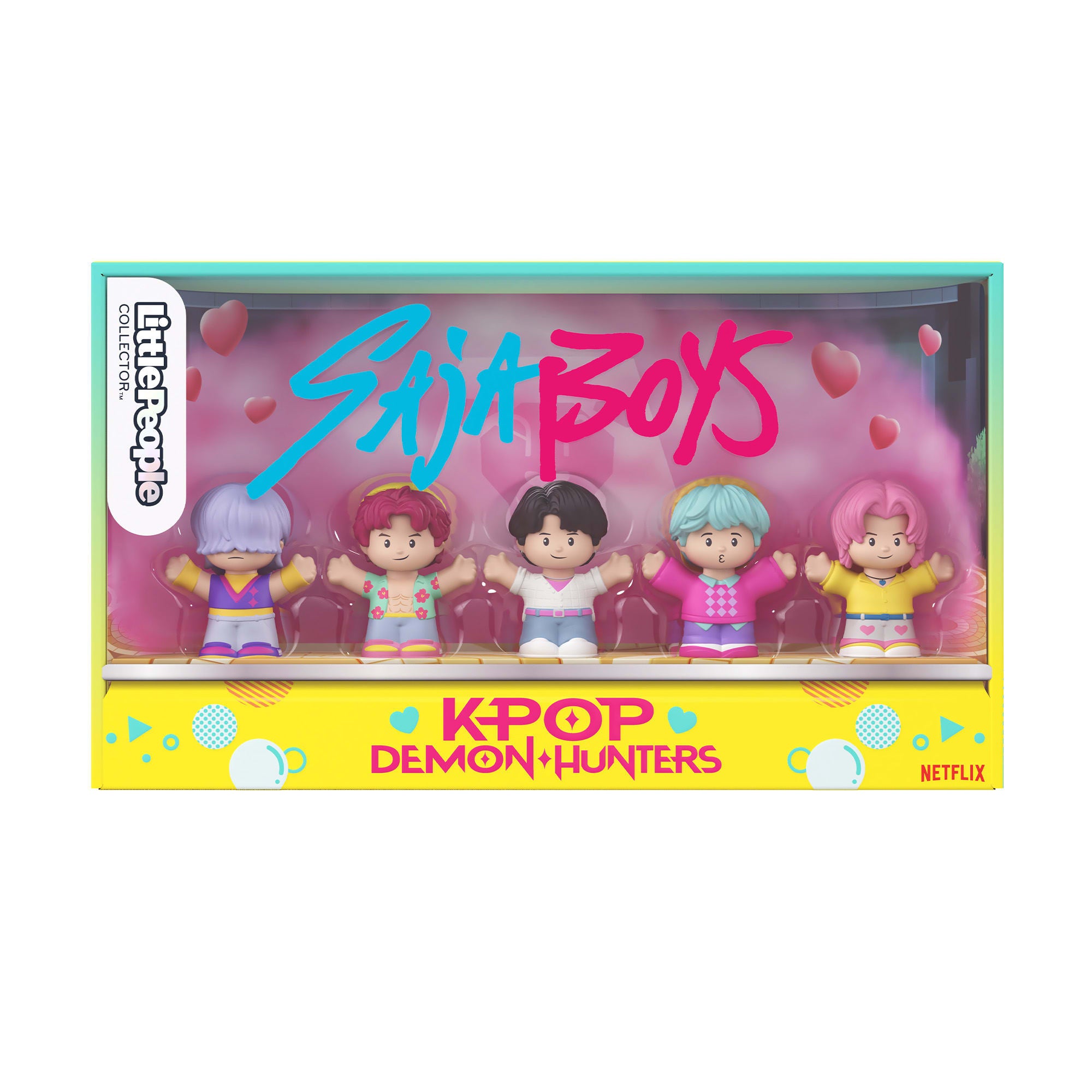 Little People Collector KPop Demon Hunters Saja Boys Figure Set - Image 11