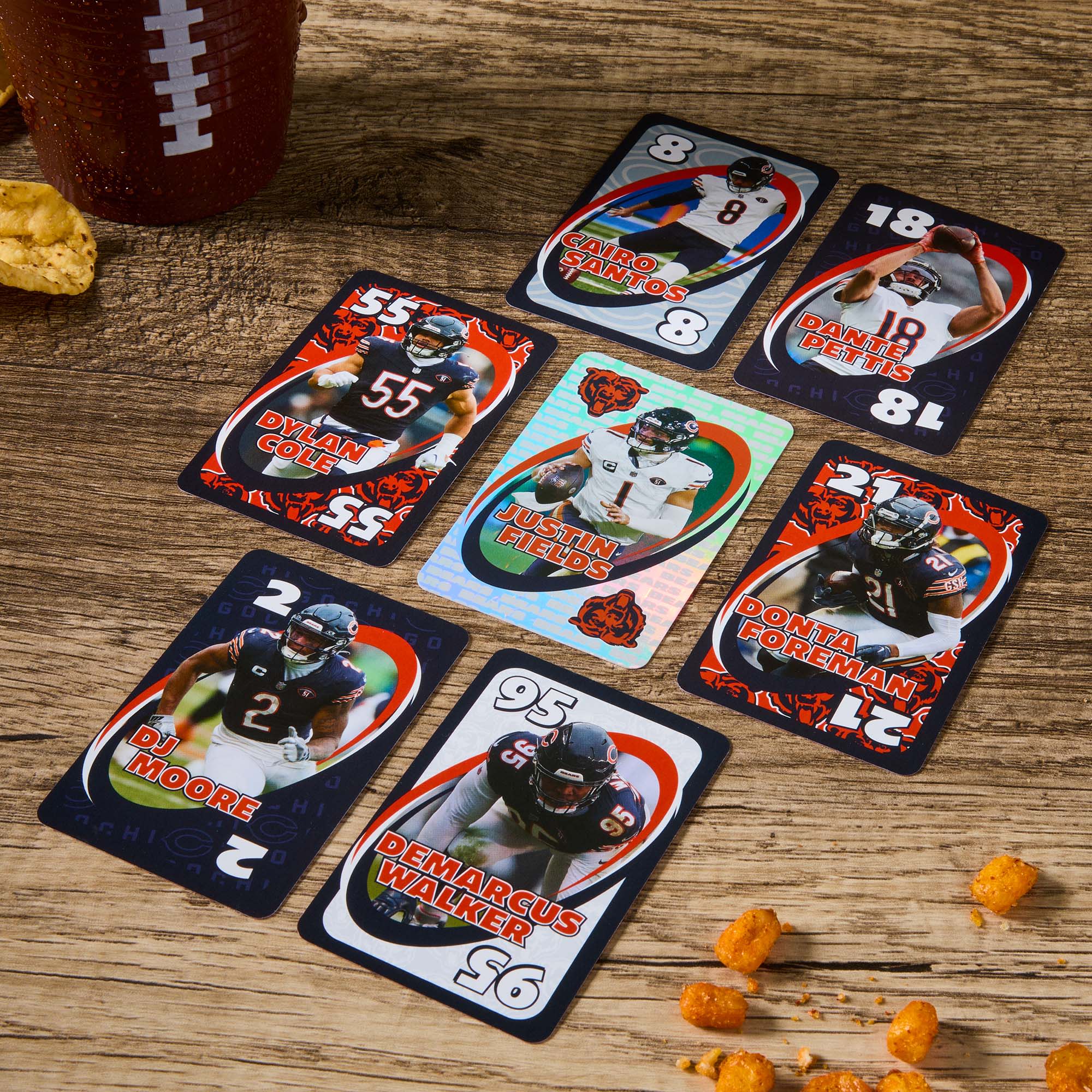 UNO Fandom NFL Chicago Bears Game Deck - Image 4