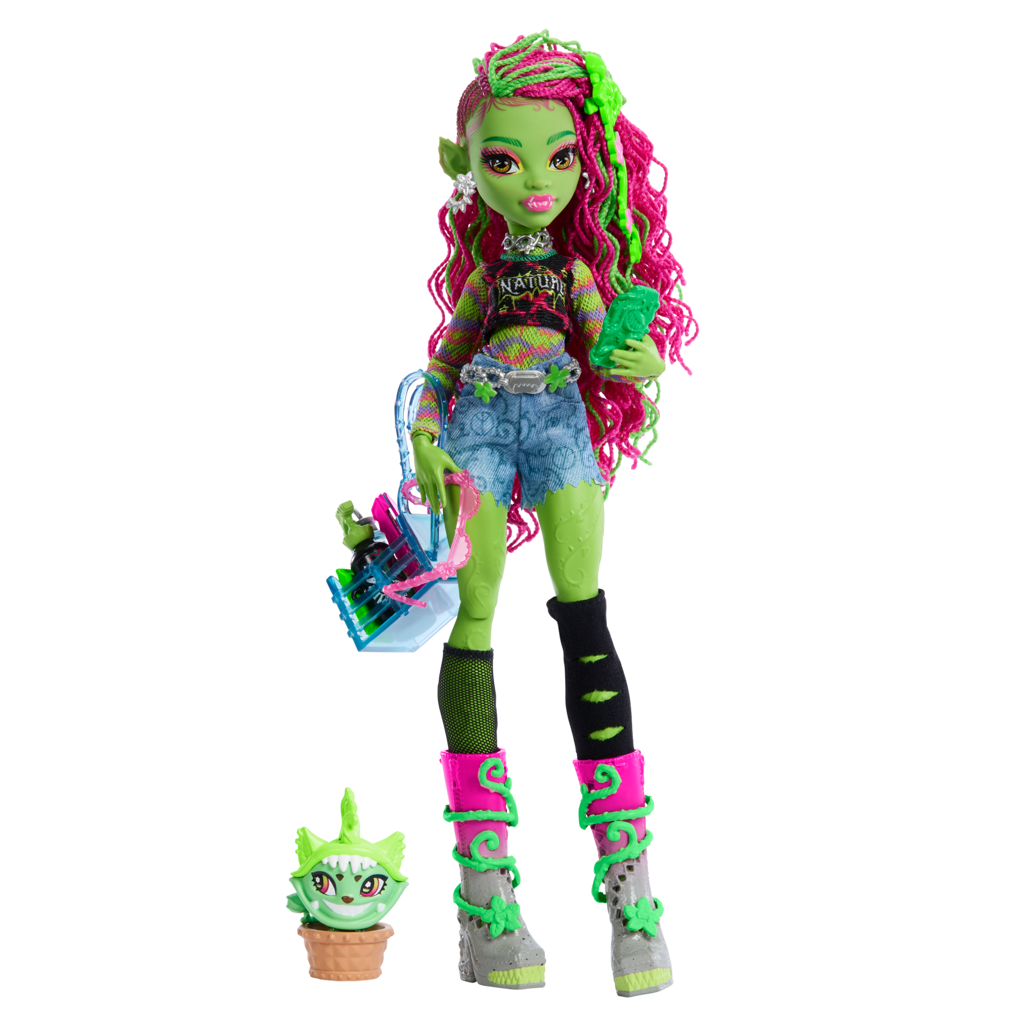 Monster High Poupée. Animal et Accessoires Venus Mcflytrap. Chewlian - Image 5