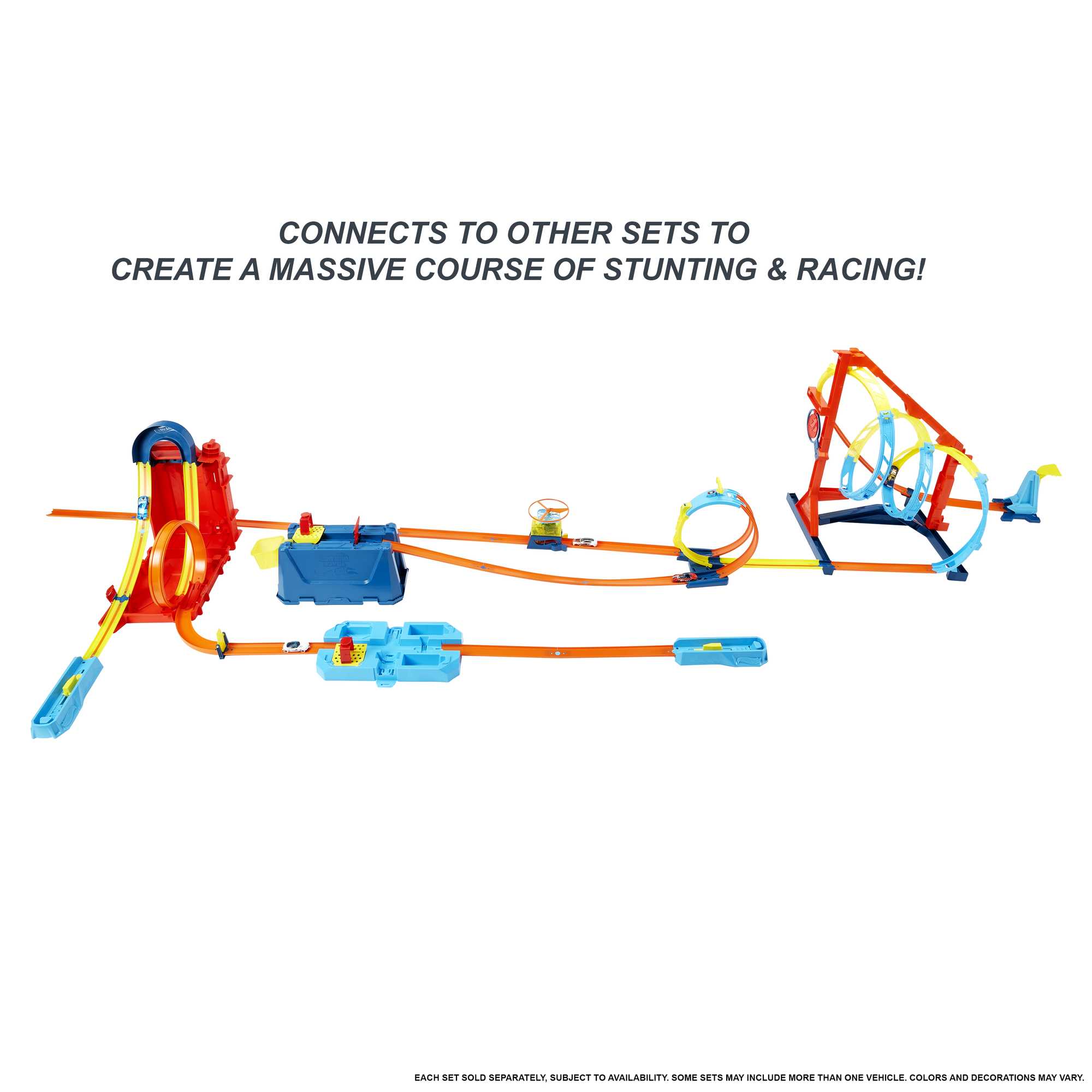 Hot Wheels Track Builder Straight Track With Car - Image 3