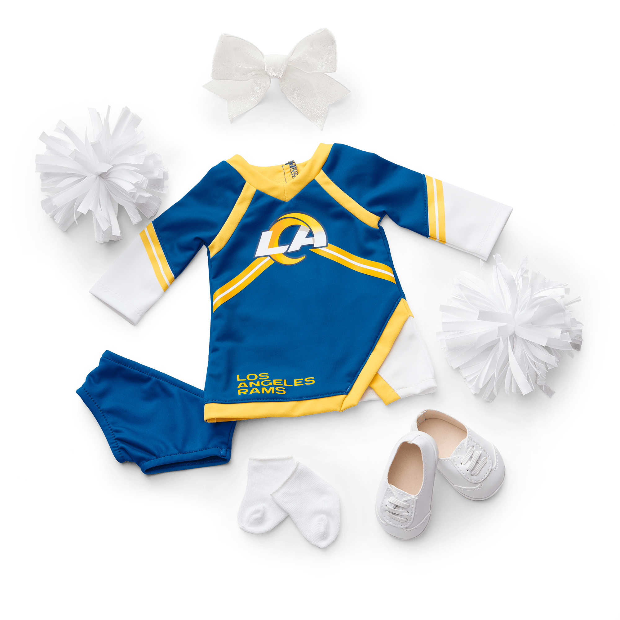 American Girl® x NFL Los Angeles Rams Cheer Uniform for 18-inch Dolls