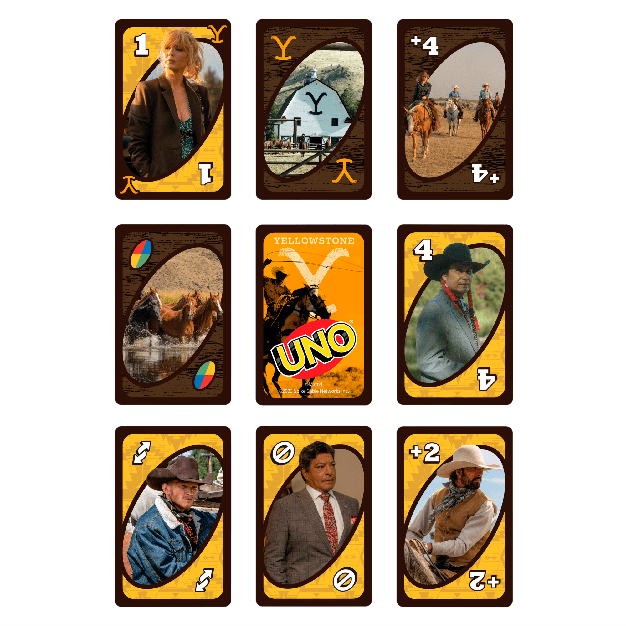 UNO Yellowstone Card Game For Kids. Adults & Family Night With Deck Inspired By The TV Show - Image 3