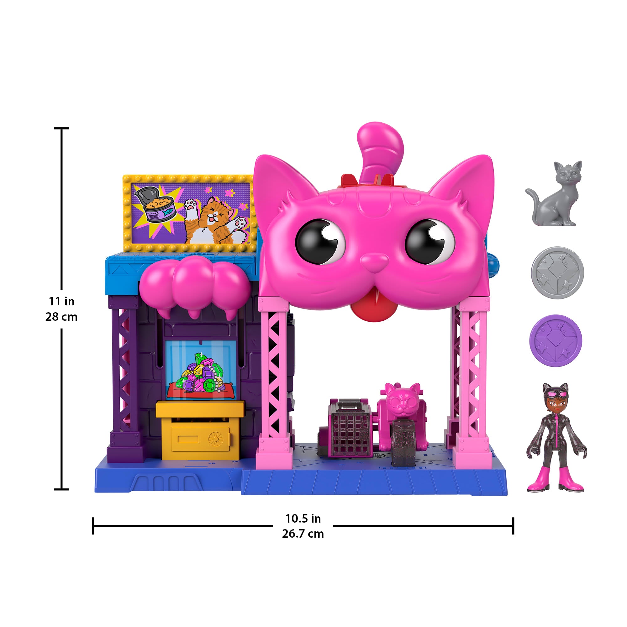 Imaginext DC Super Friends Catwoman Playhouse Playset With Figure & Accessories For Kids - Image 5
