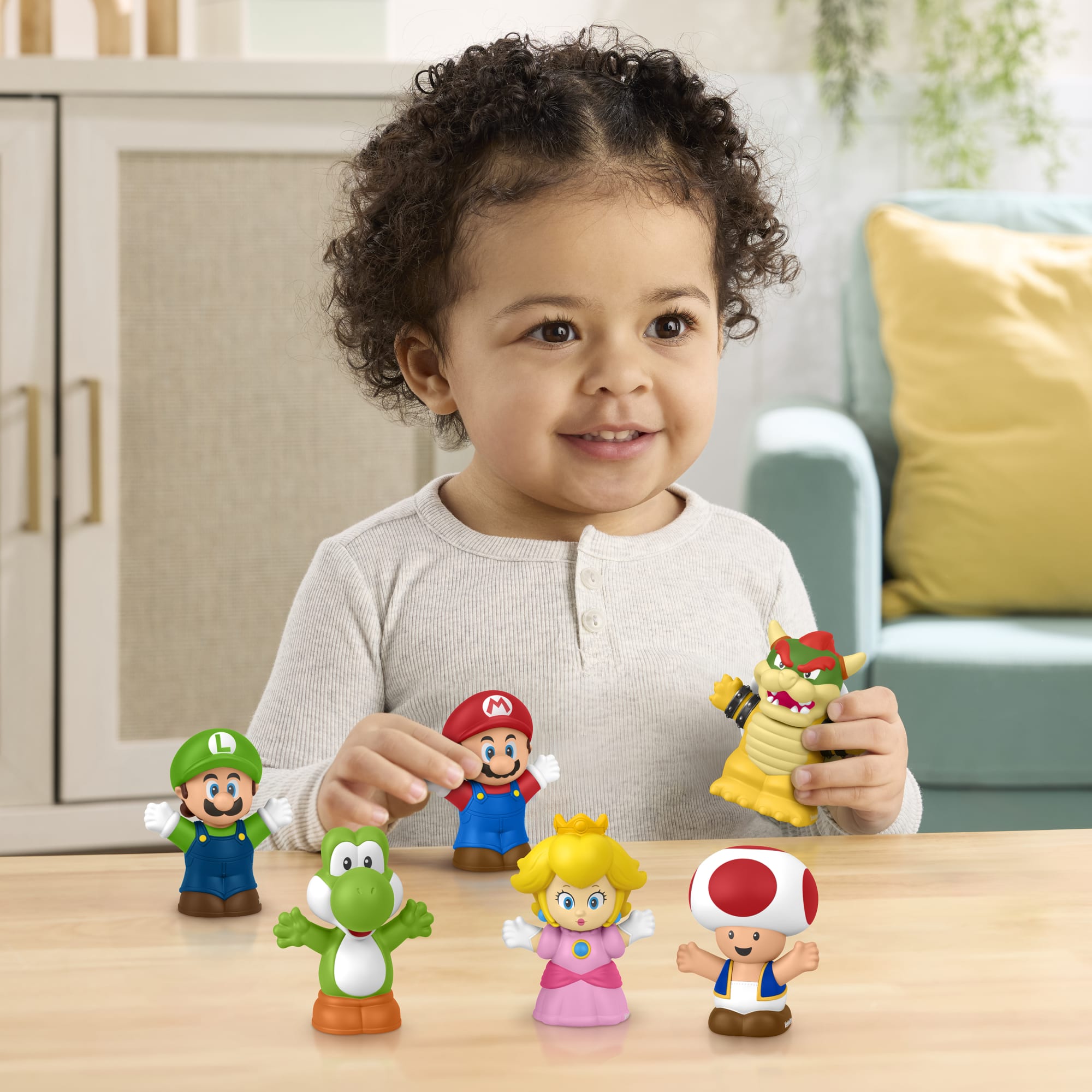 Fisher-Price Little People My Mario Figure 6-Pack Toy Set For Toddlers & Kids - Image 2