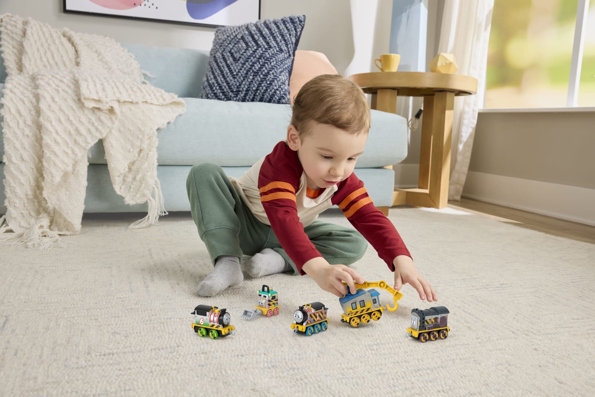 Thomas & Friends Construction Crew 5-Piece Diecast Metal Toy Train & Vehicle Set - Image 2