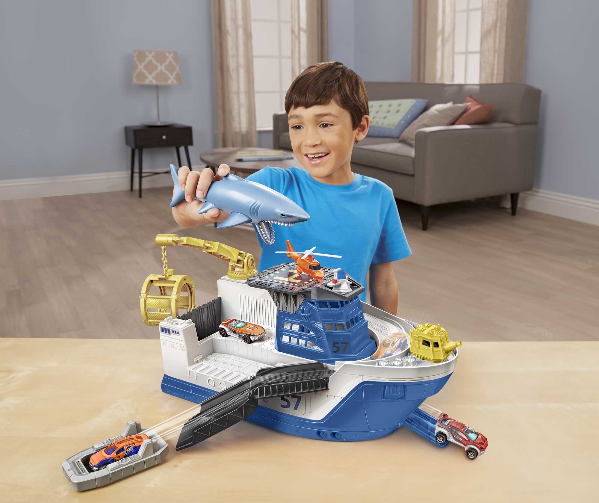Matchbox Marine Rescue Shark Ship - Image 2