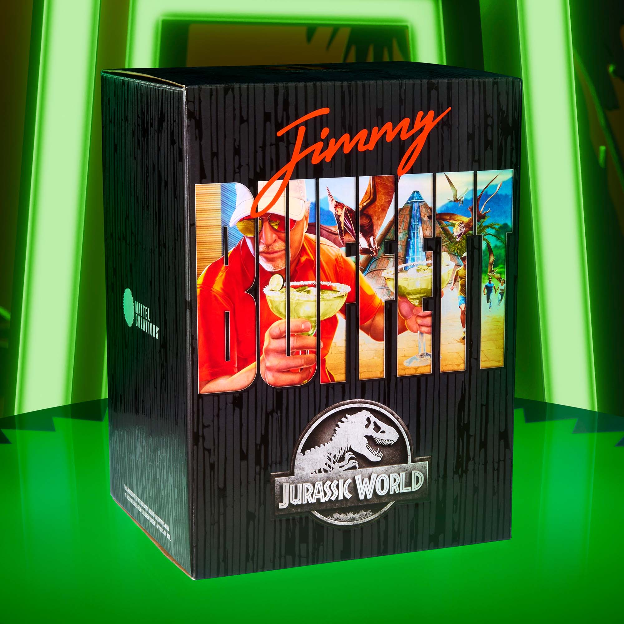 Jurassic World Hammond Collection Bubbles Up Jimmy Buffett Figure - Image 4