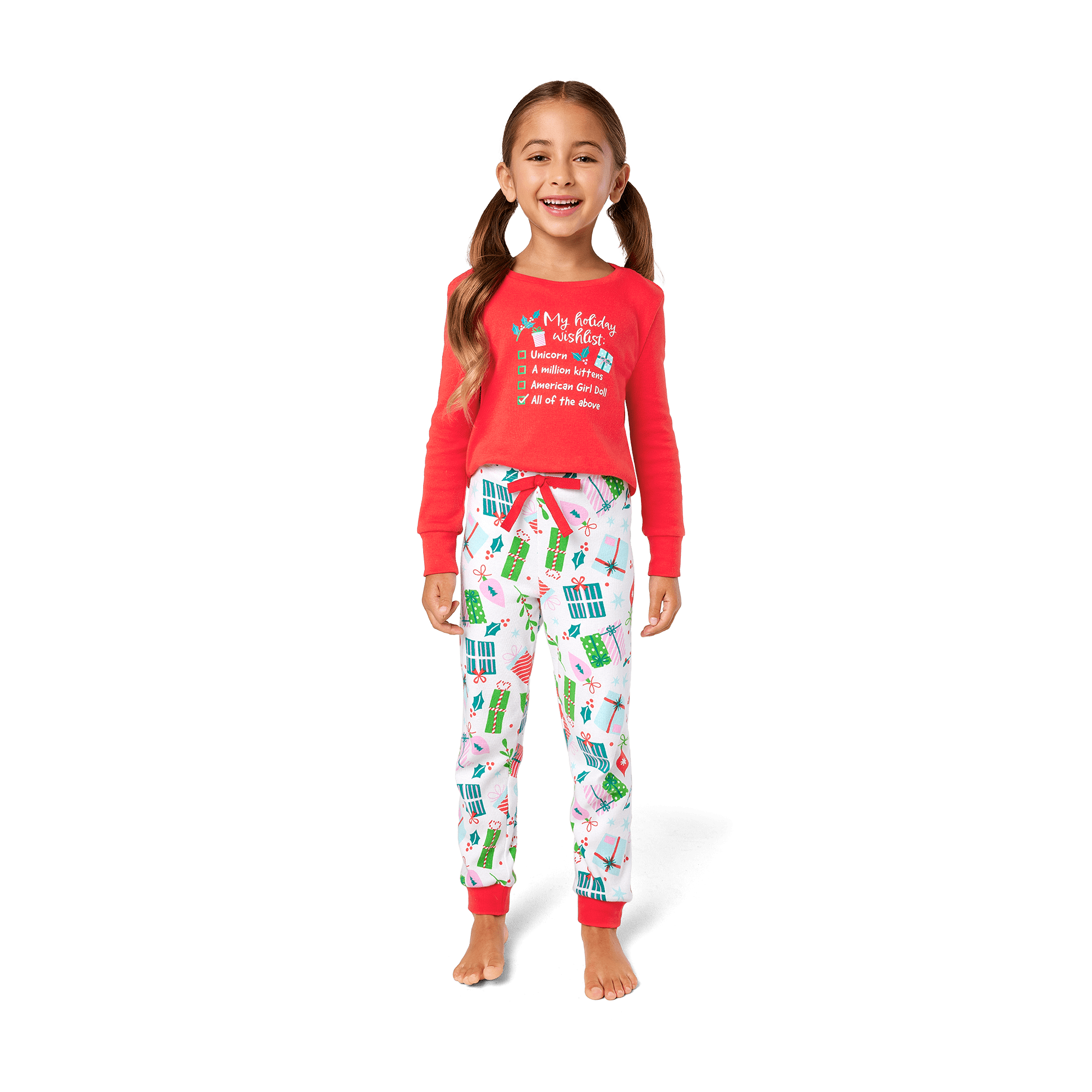 Holiday Wish List PJs for Little Girls - Image 8