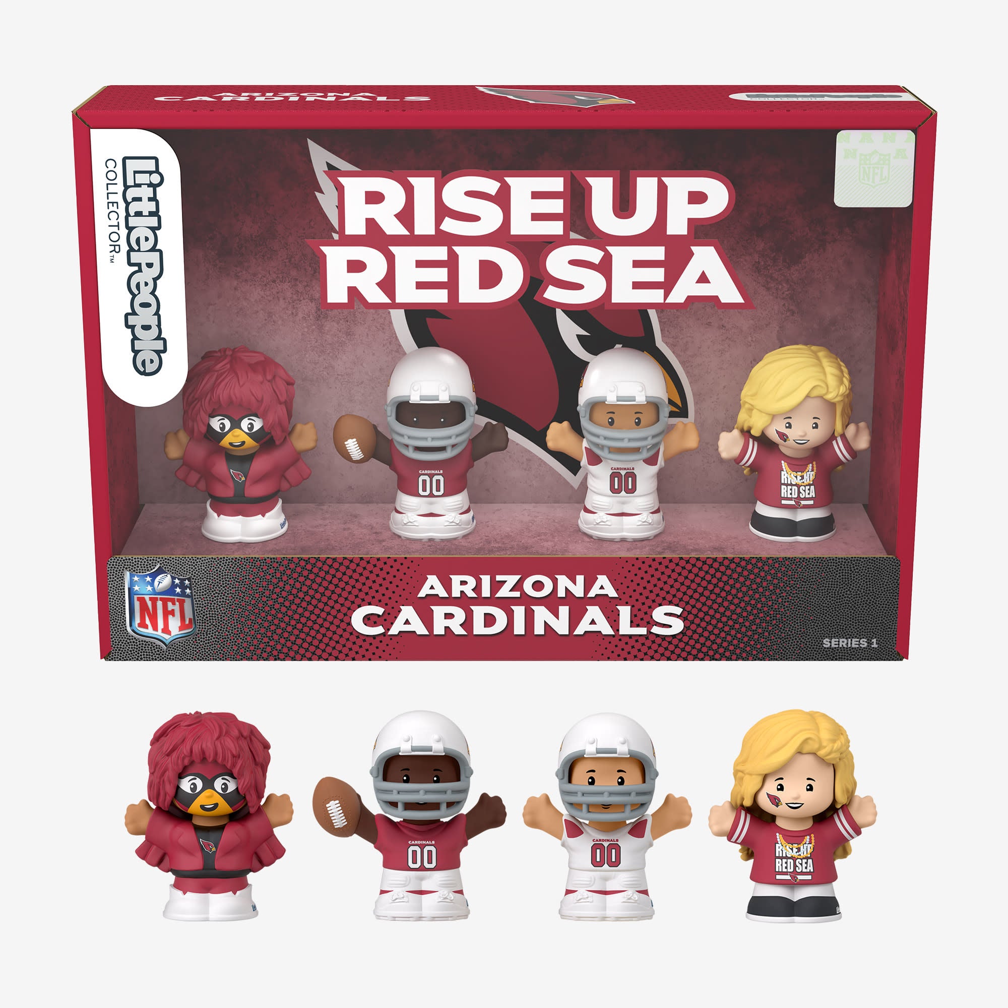 Little People Collector x NFL Arizona Cardinals Set - Image 3