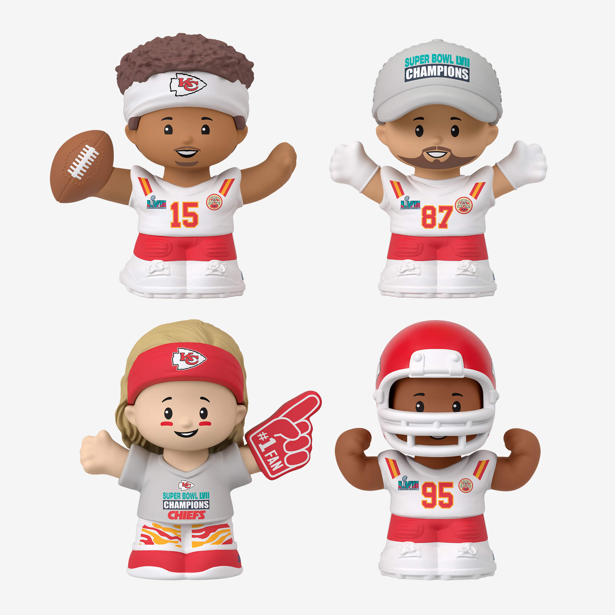 Little People Collector Super Bowl LVII Champions Set Kansas City Chiefs - Image 2