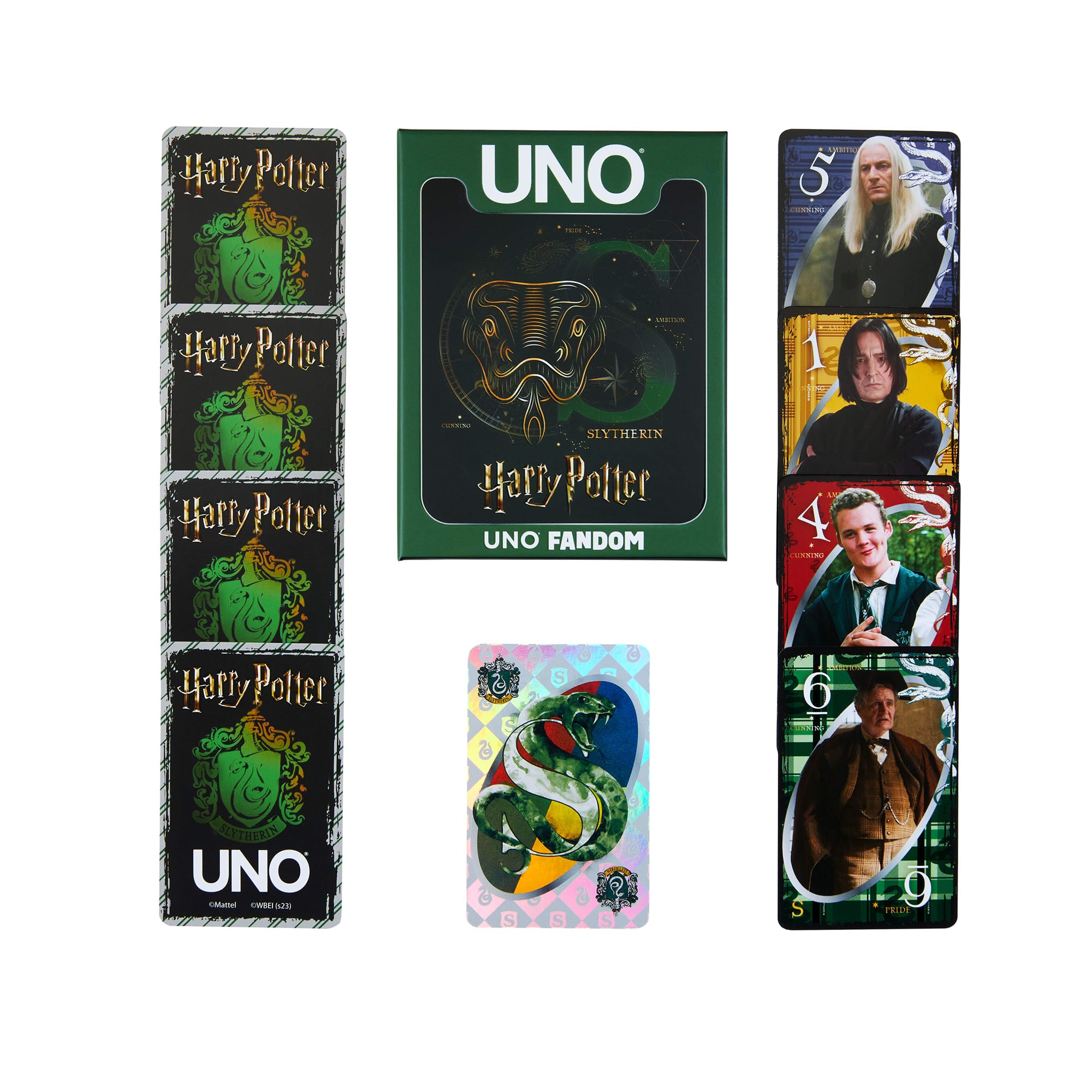 UNO Fandom Harry Potter Slytherin Game Deck - Image 3