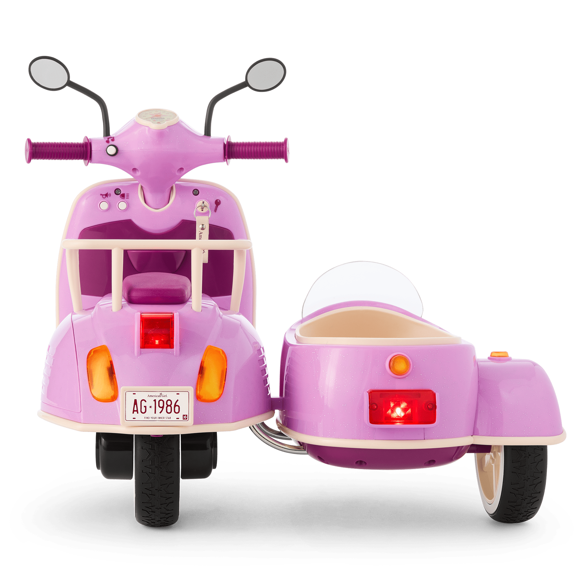 Hit the Road Scooter & Sidecar for 18-inch Dolls - Image 6