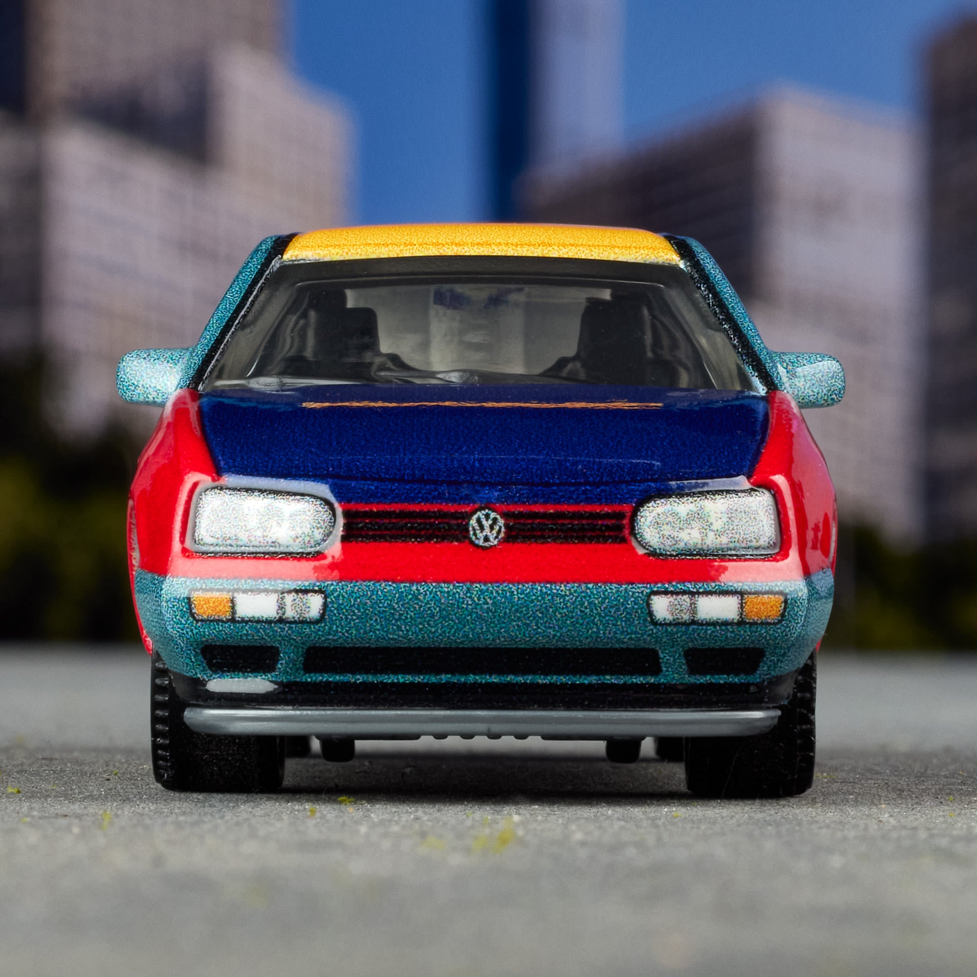 Matchbox 1995 Volkswagen Golf Harlequin - Image 7