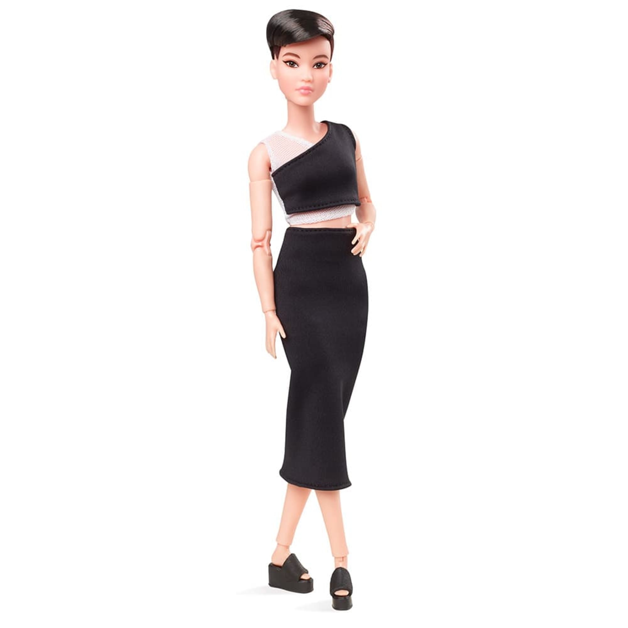 Barbie Looks Doll (Petite. Brunette Pixie Cut) - Image 8