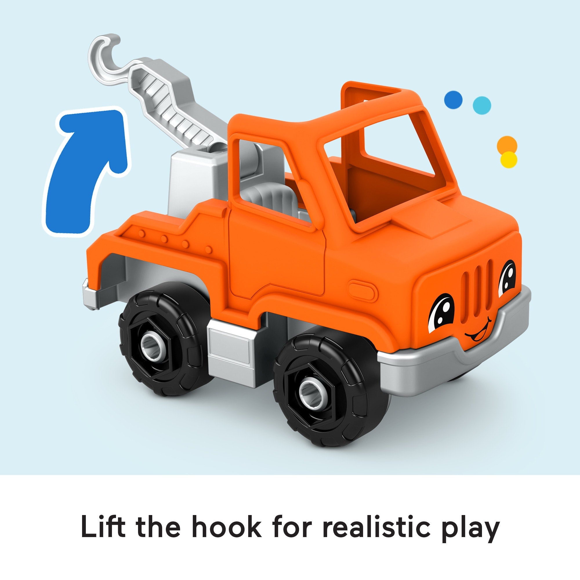 Fisher-Price Little People Help And Go Tow Truck & Figure Set For Toddlers. 2 Pieces - Image 19