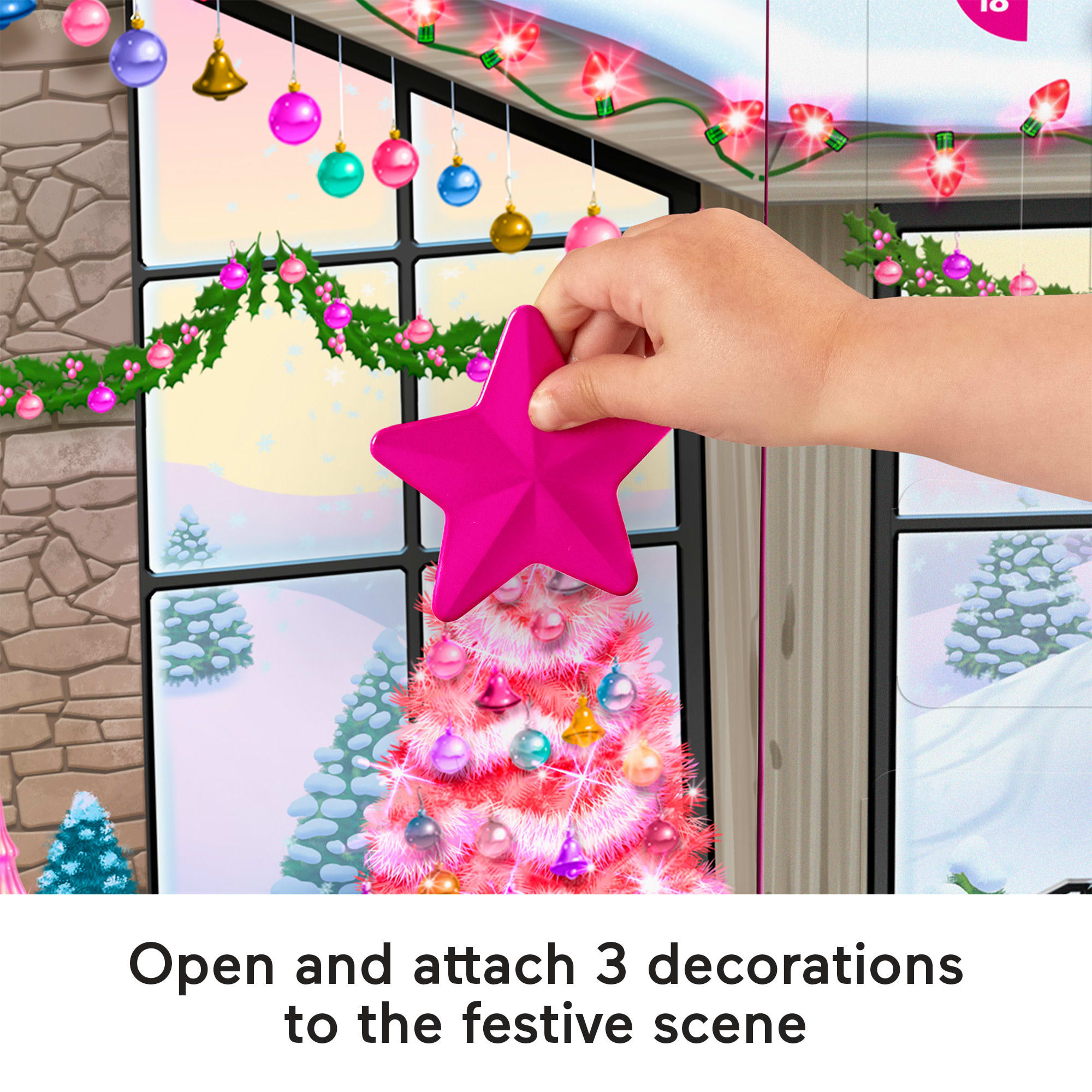 Fisher-Price Little People Barbie Advent Calendar Playset. Christmas Gift For Toddlers. 24 Toys - Image 4