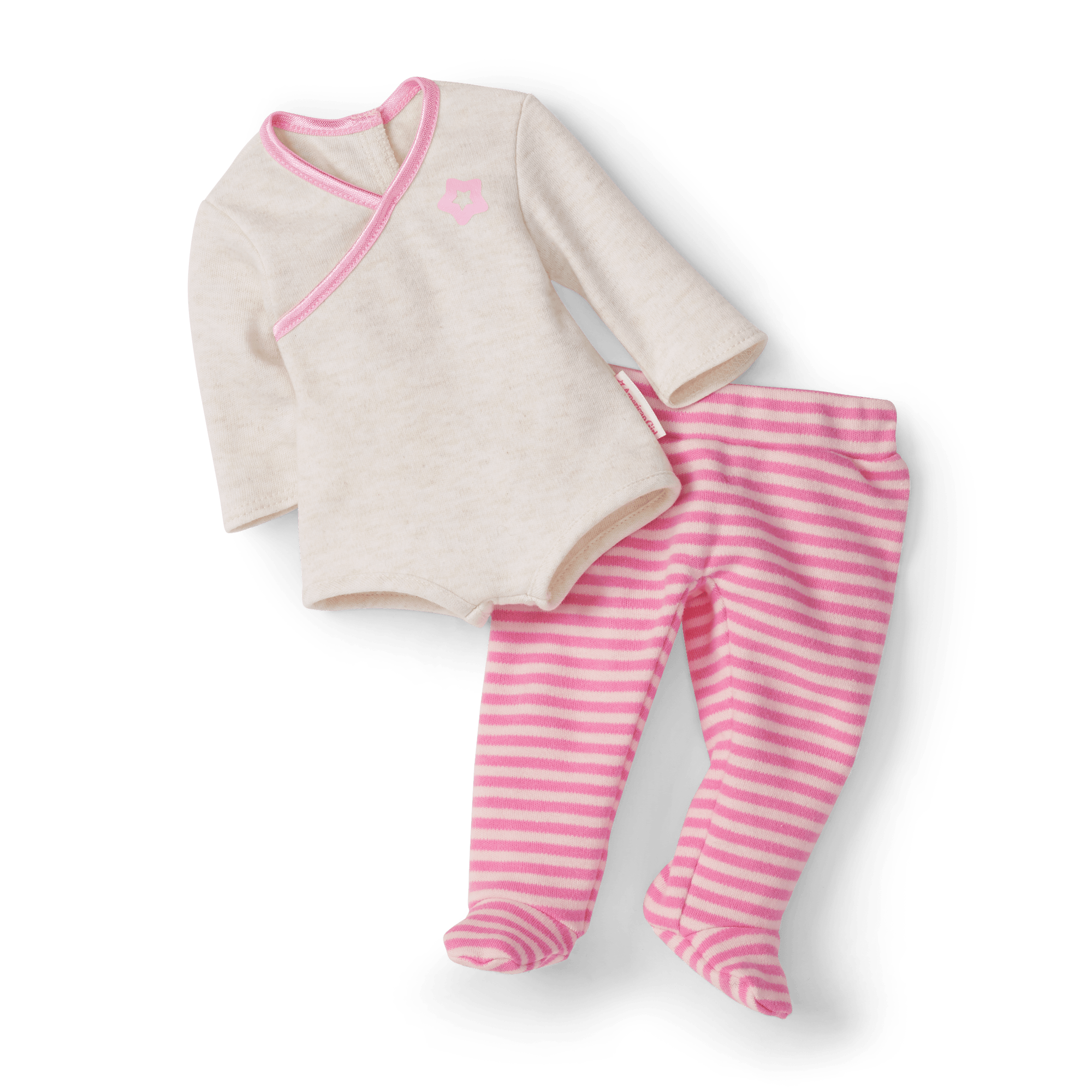 Bitty Baby® Doll #2 with brown hair in Pretty Pink - Image 2