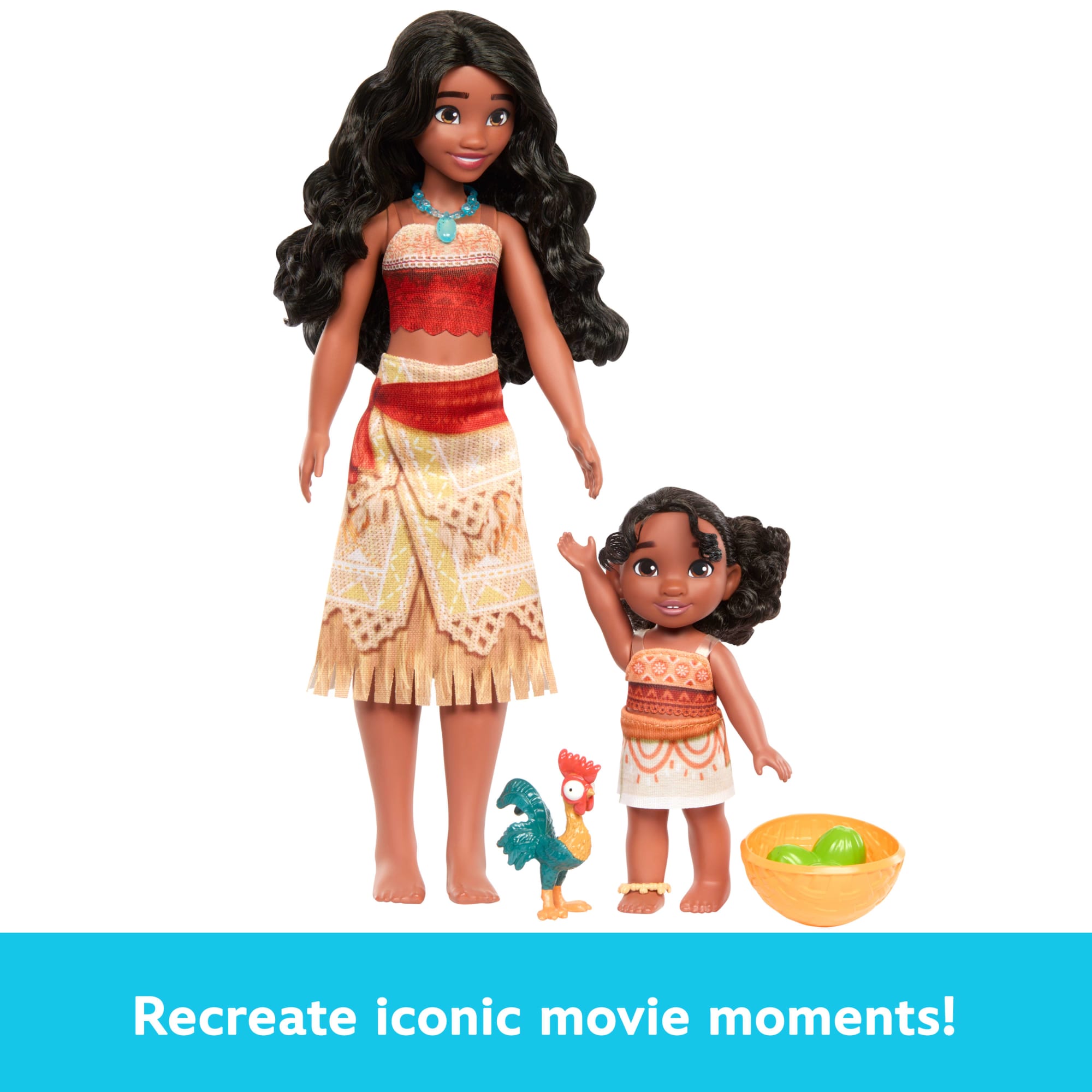 Disney Moana 2 Moana & Simea Sister Set With 2 Fashion Dolls & 3 Accessories. Inspired By The Movie - Image 2